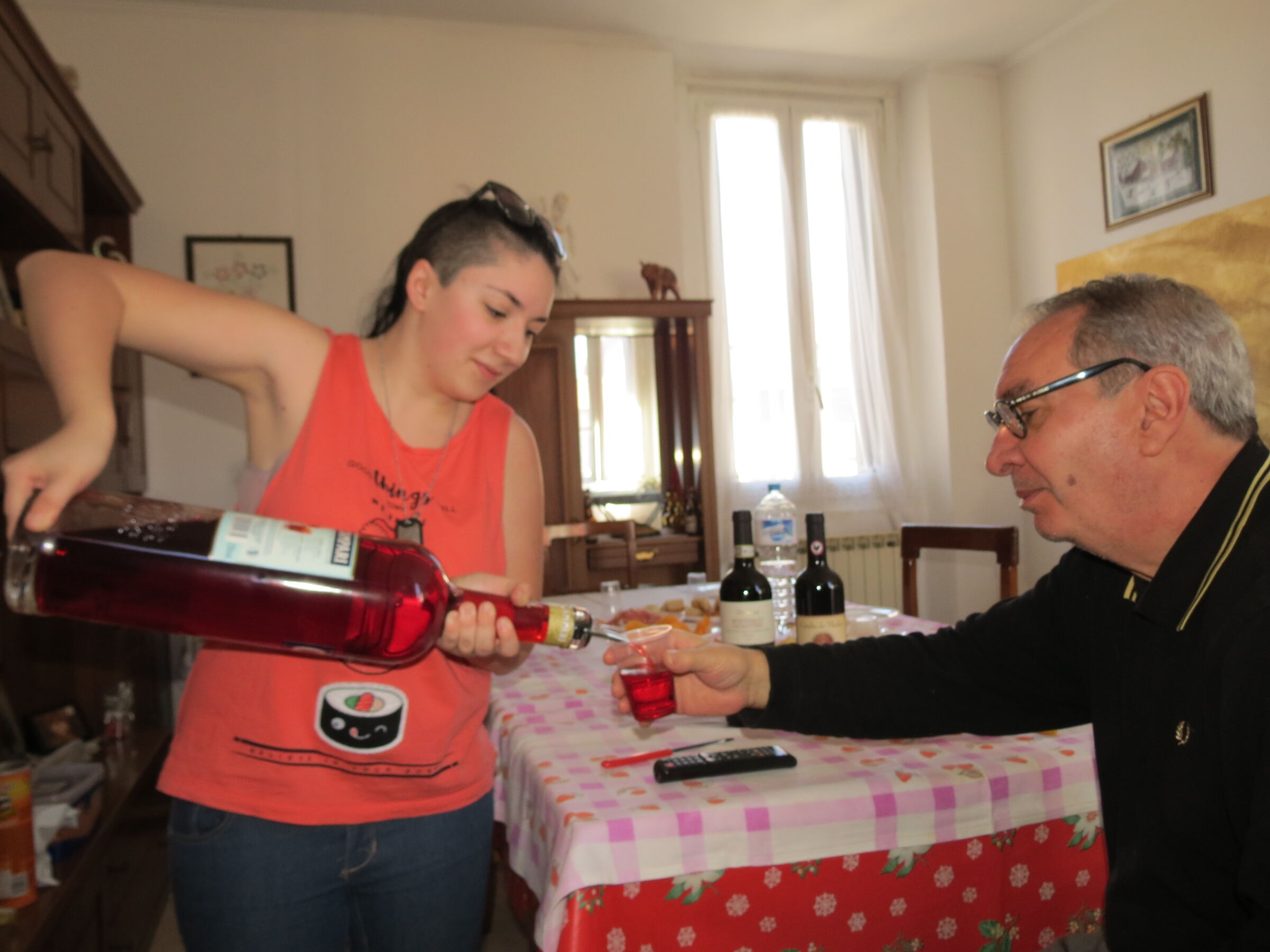 ... giusto un Campari allo zio Alfio