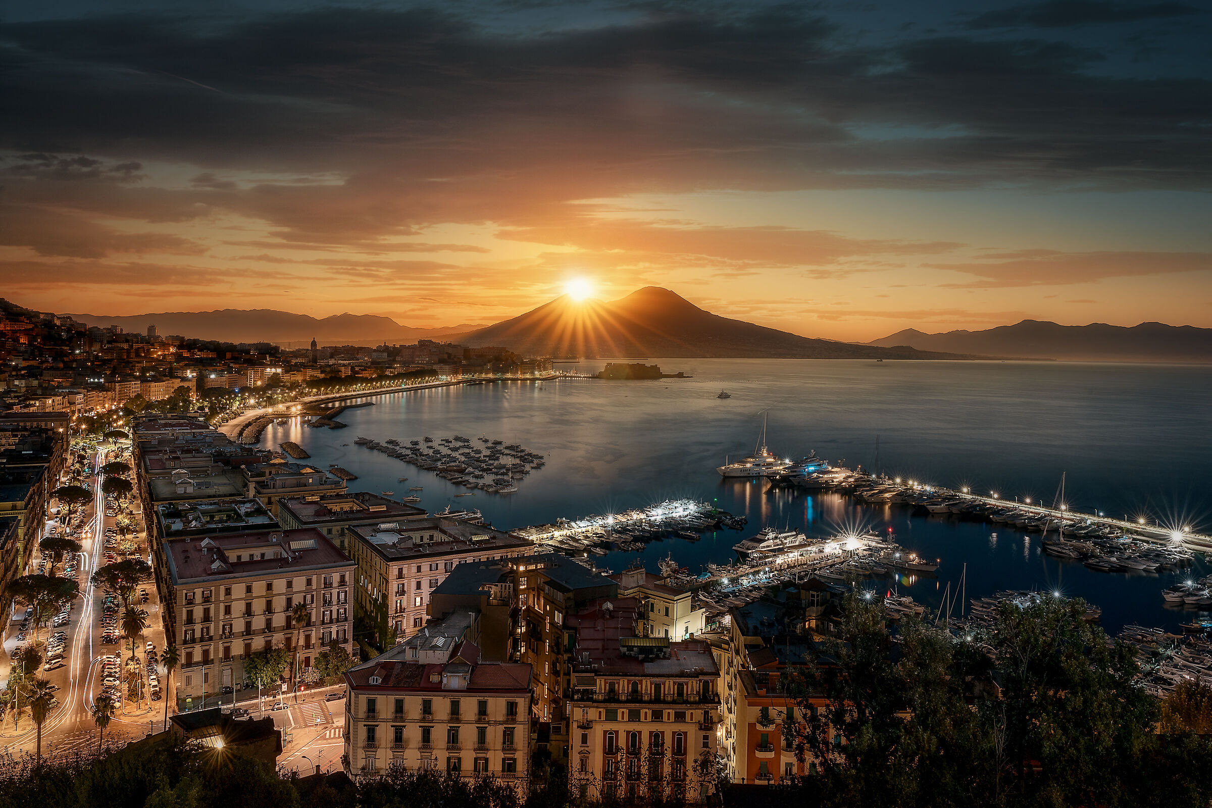 Naples at dawn