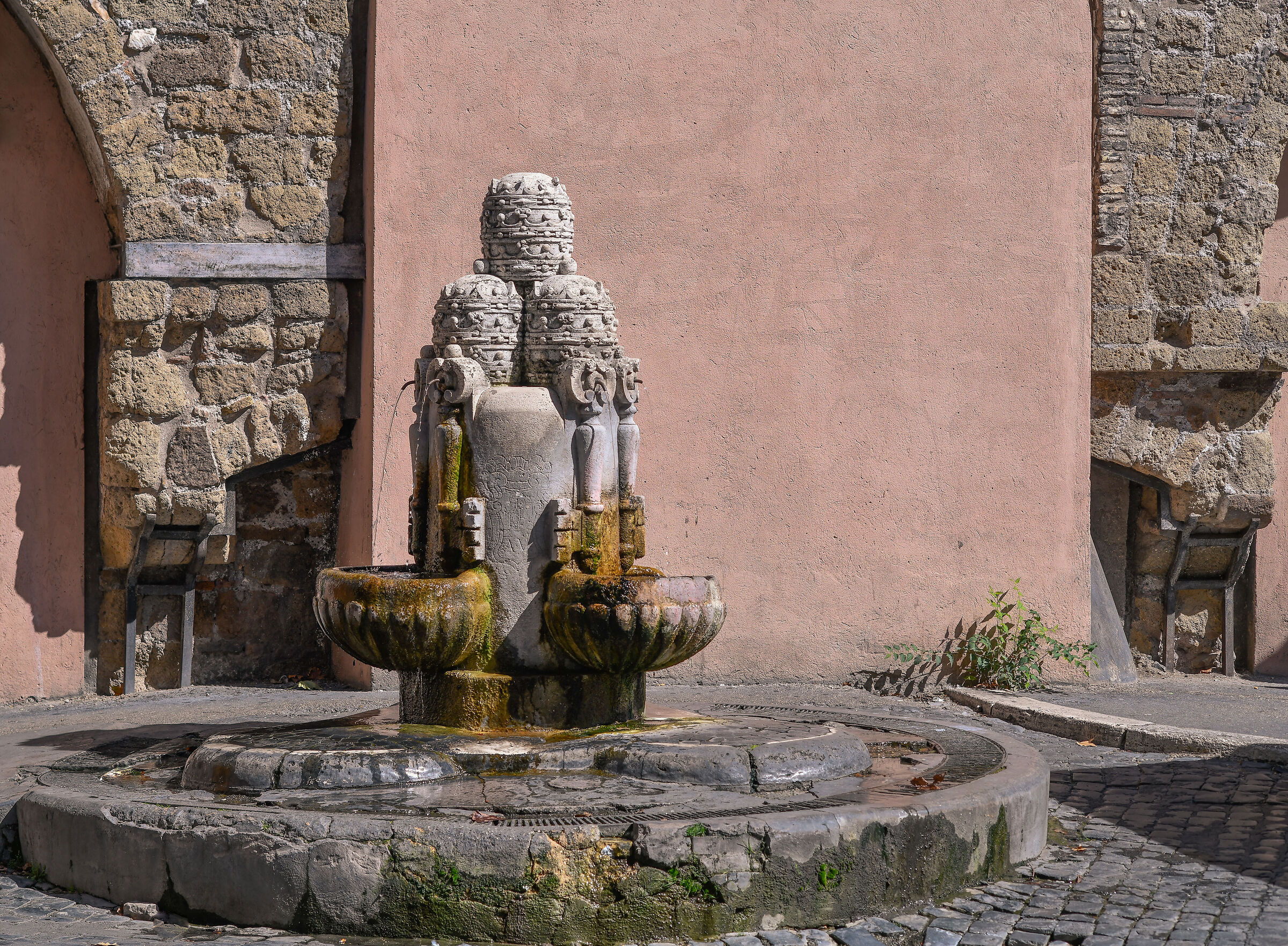 Historic fountains in Rome
