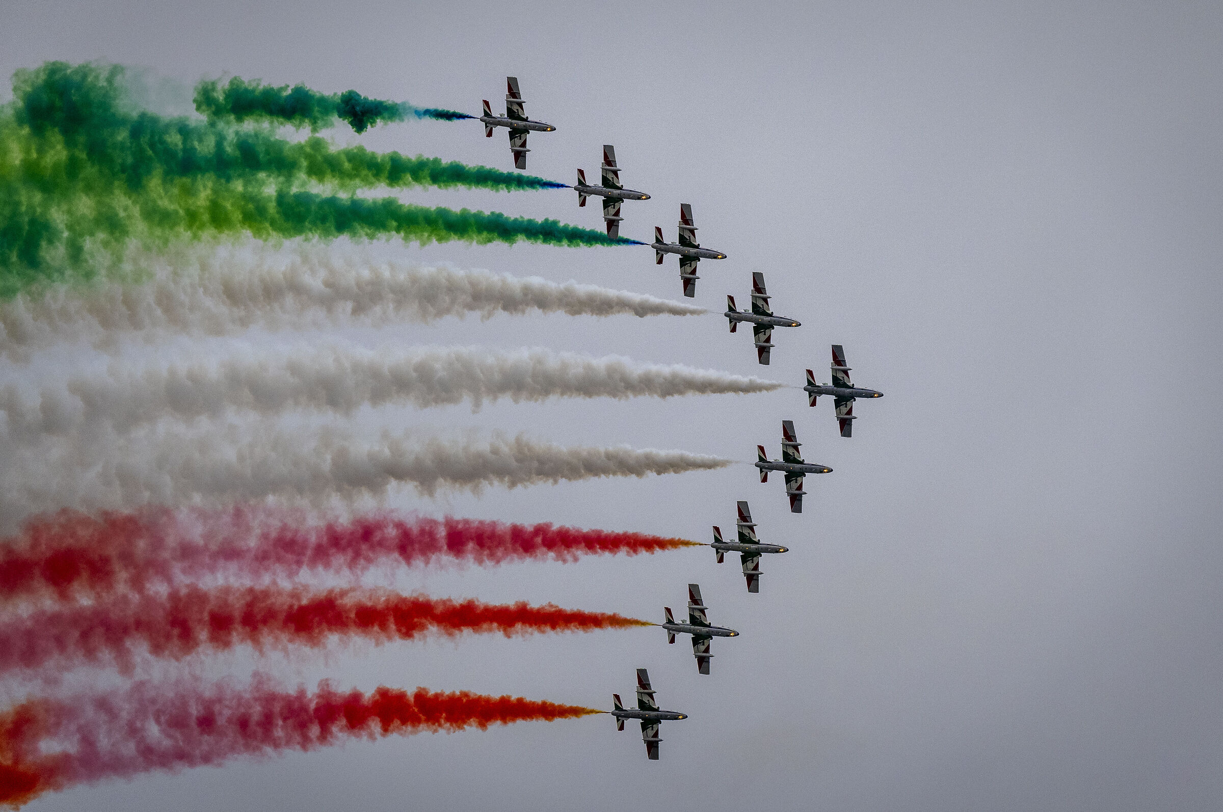 Tricolor in the sky