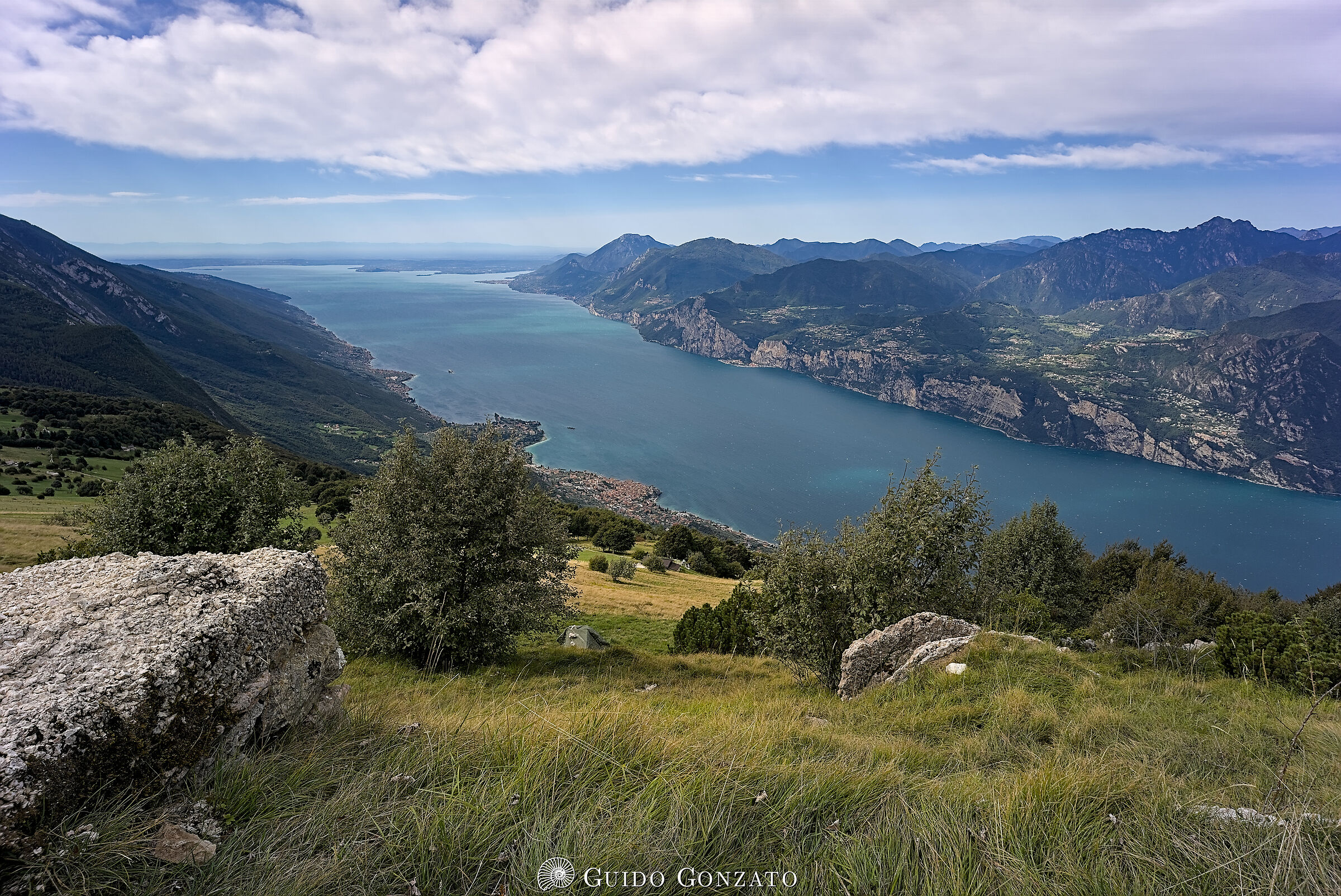 Panorama of Lake Garda