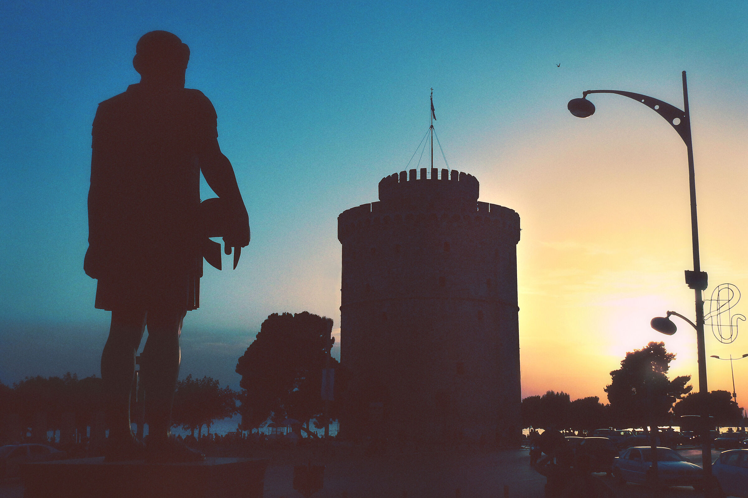 ~~ sunset in Thessaloniki ~~