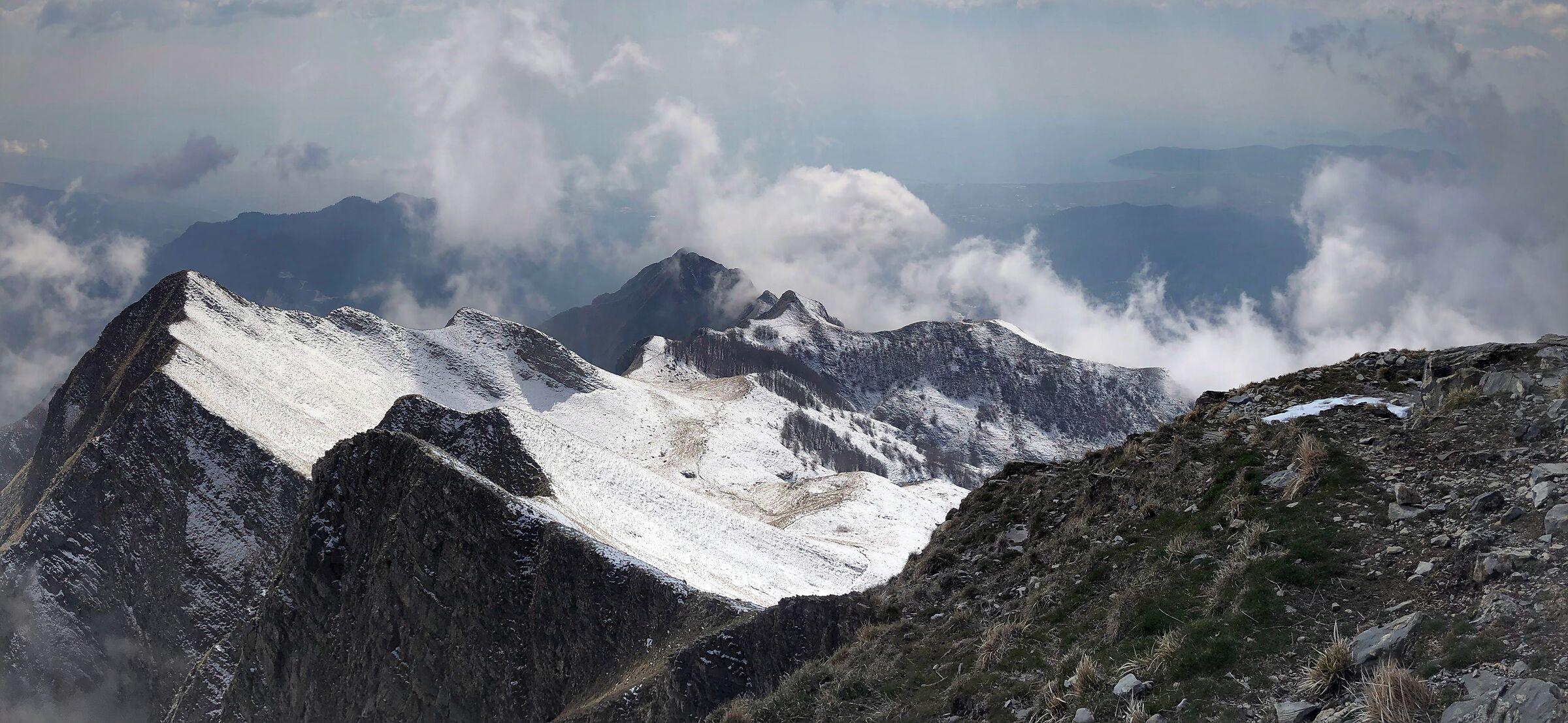 vista dal Monte Sagro - inverno 2023