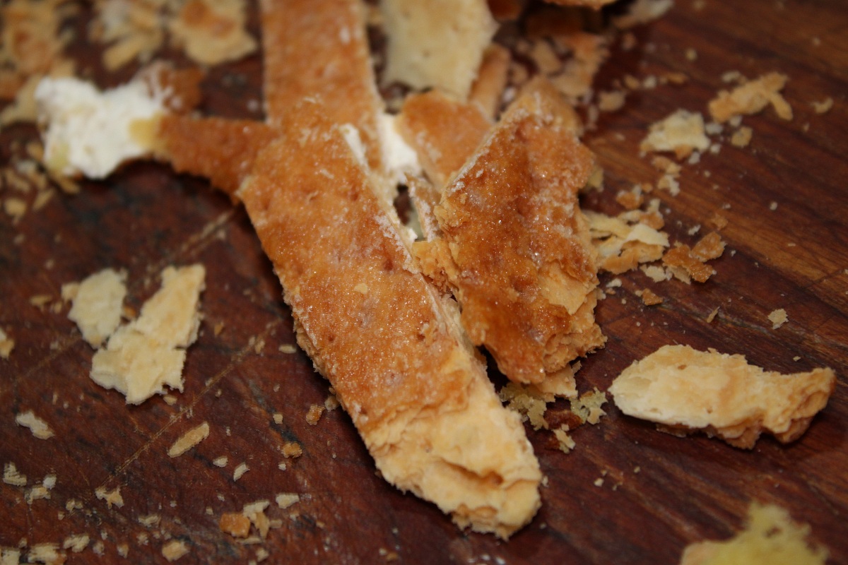 crumbs of pastry