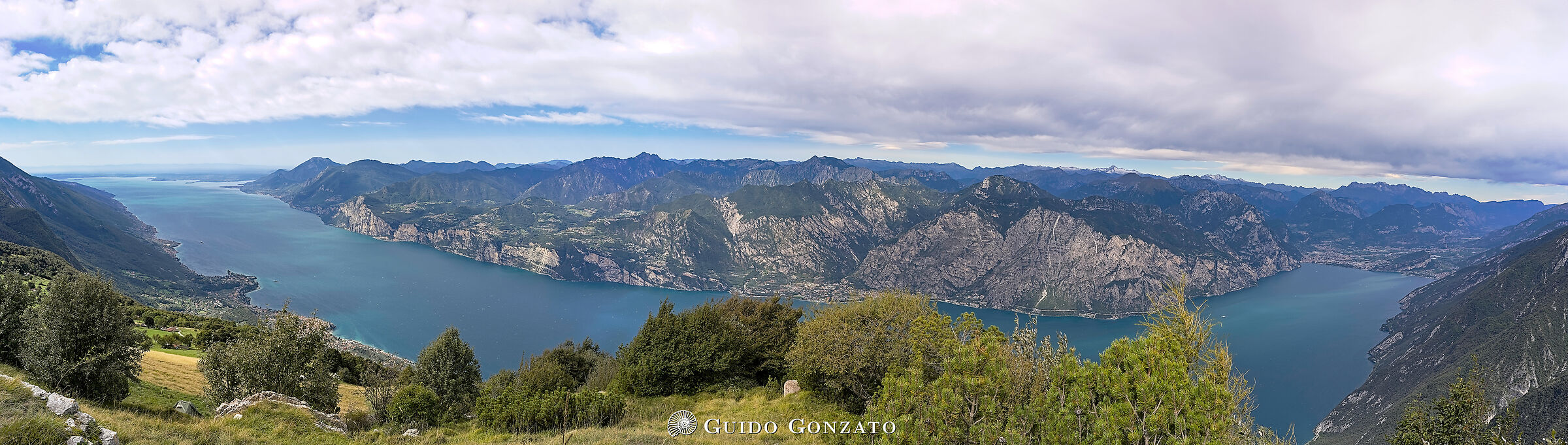 Panorama of Lake Garda