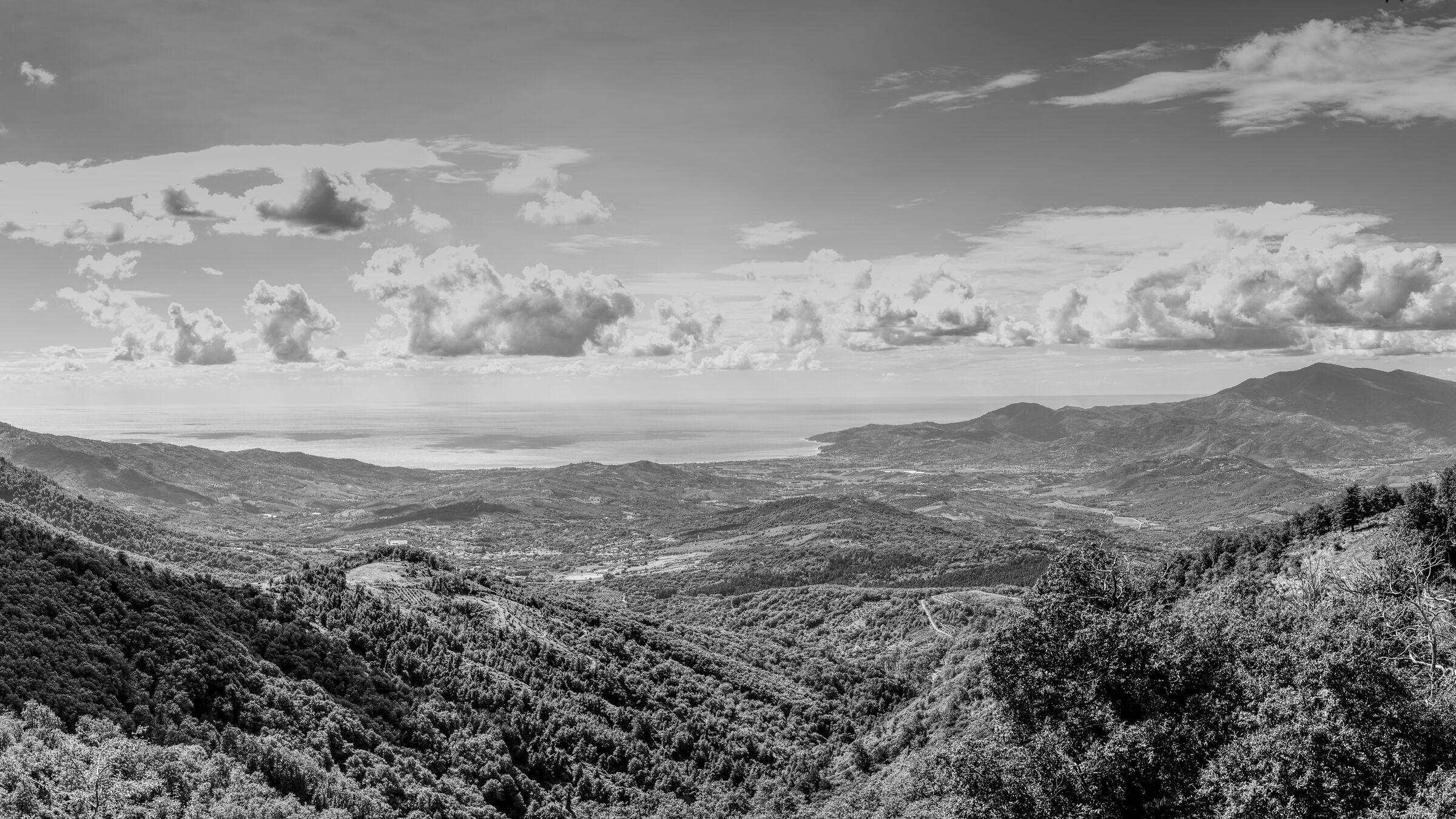 Panorama dal monte Gelbison
