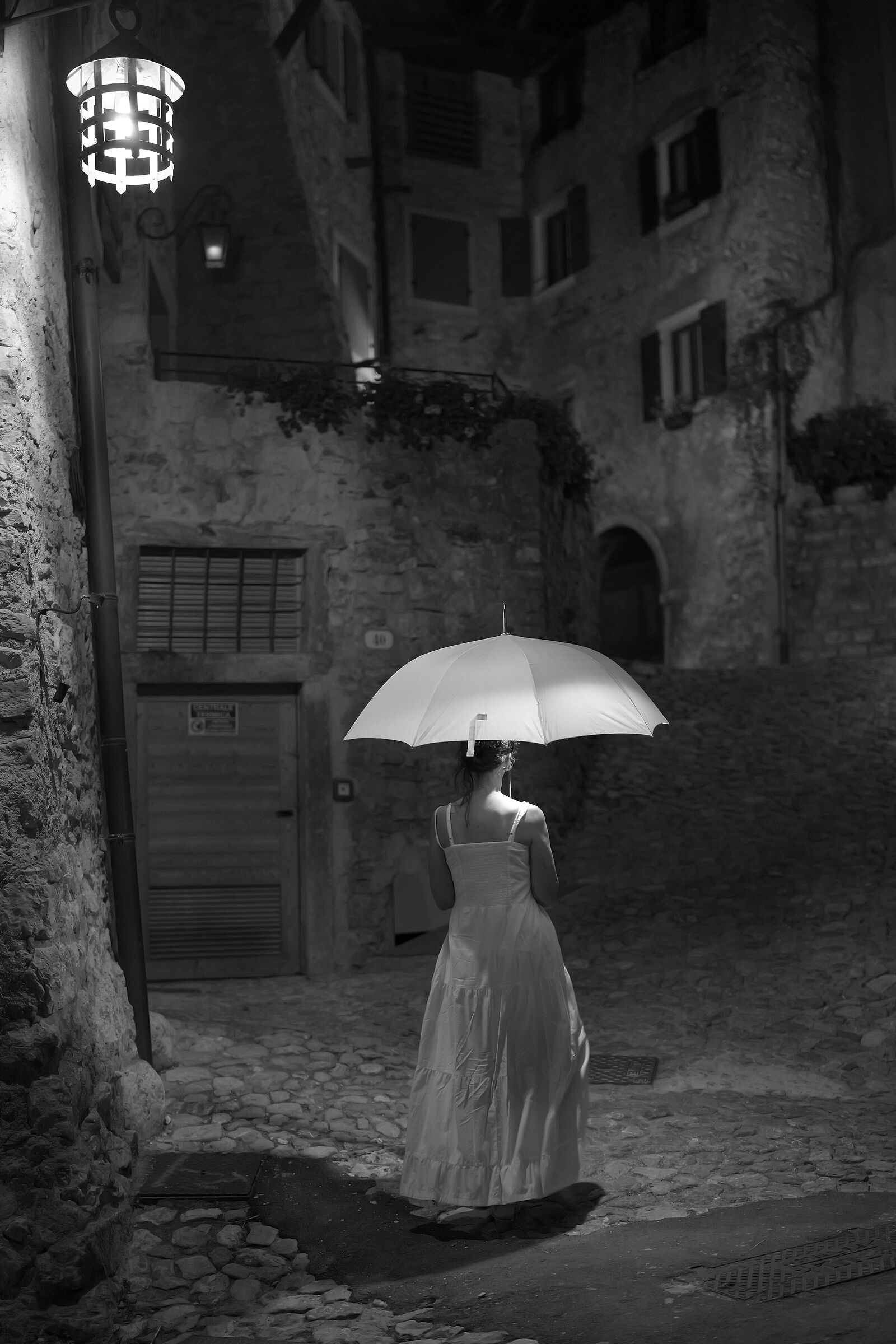 Una sera nel borgo medioevale di Canale di Tenno