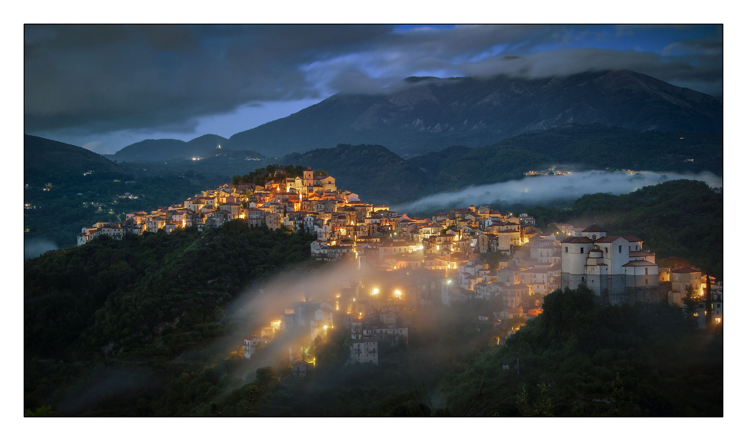 Le prime nebbie autunnali.