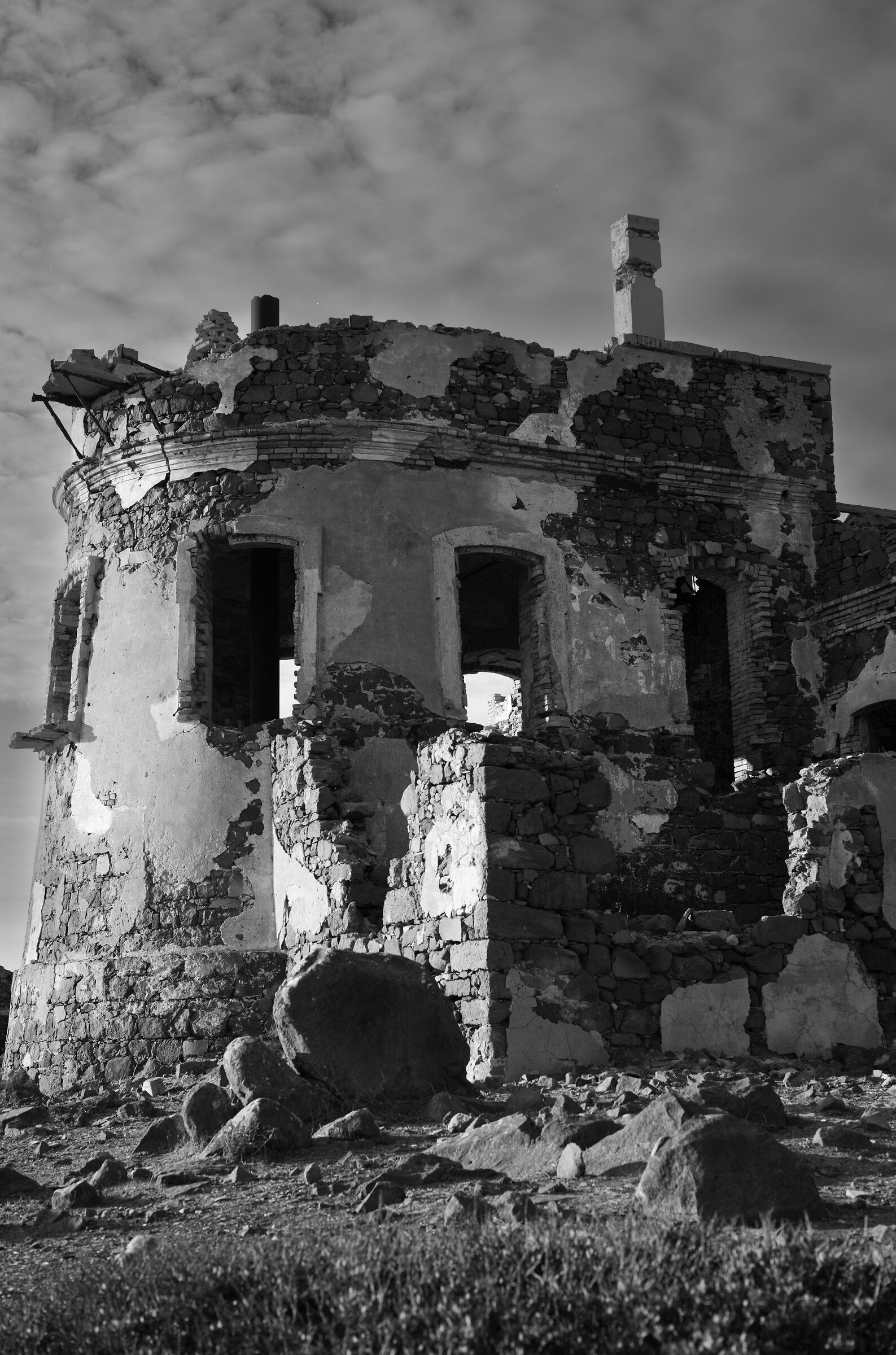 Former traffic light of Capo Sperone