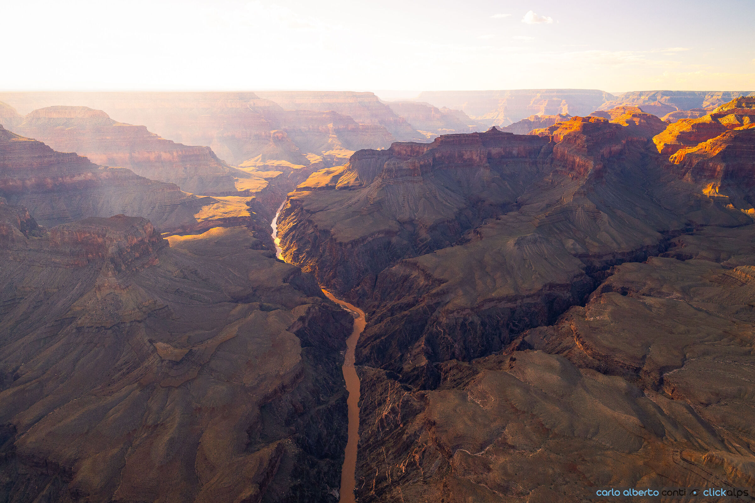 Grand Canyon from helicopter