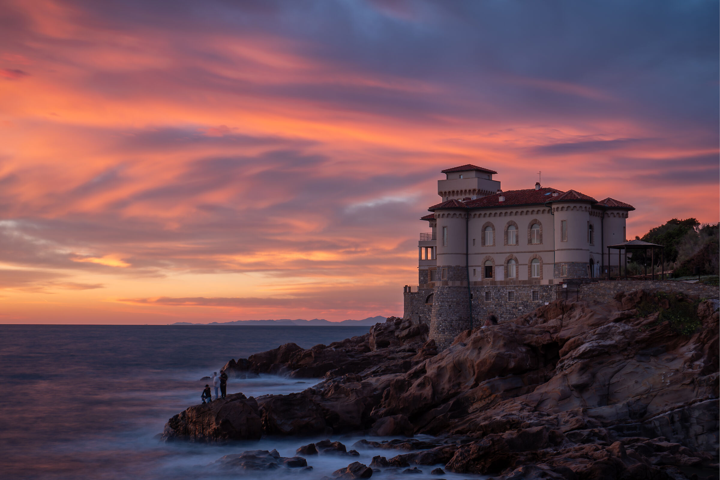 Tramonto al Castello del Boccale