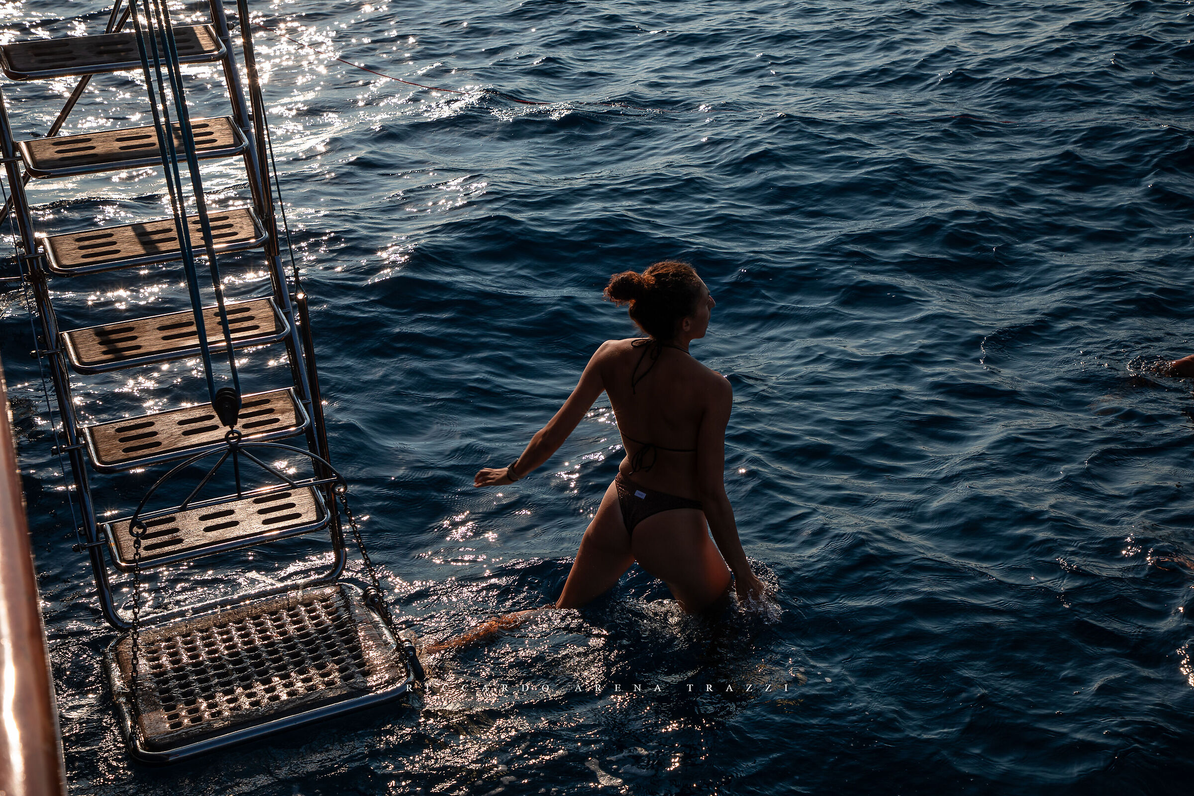 Entrare in mare con eleganza
