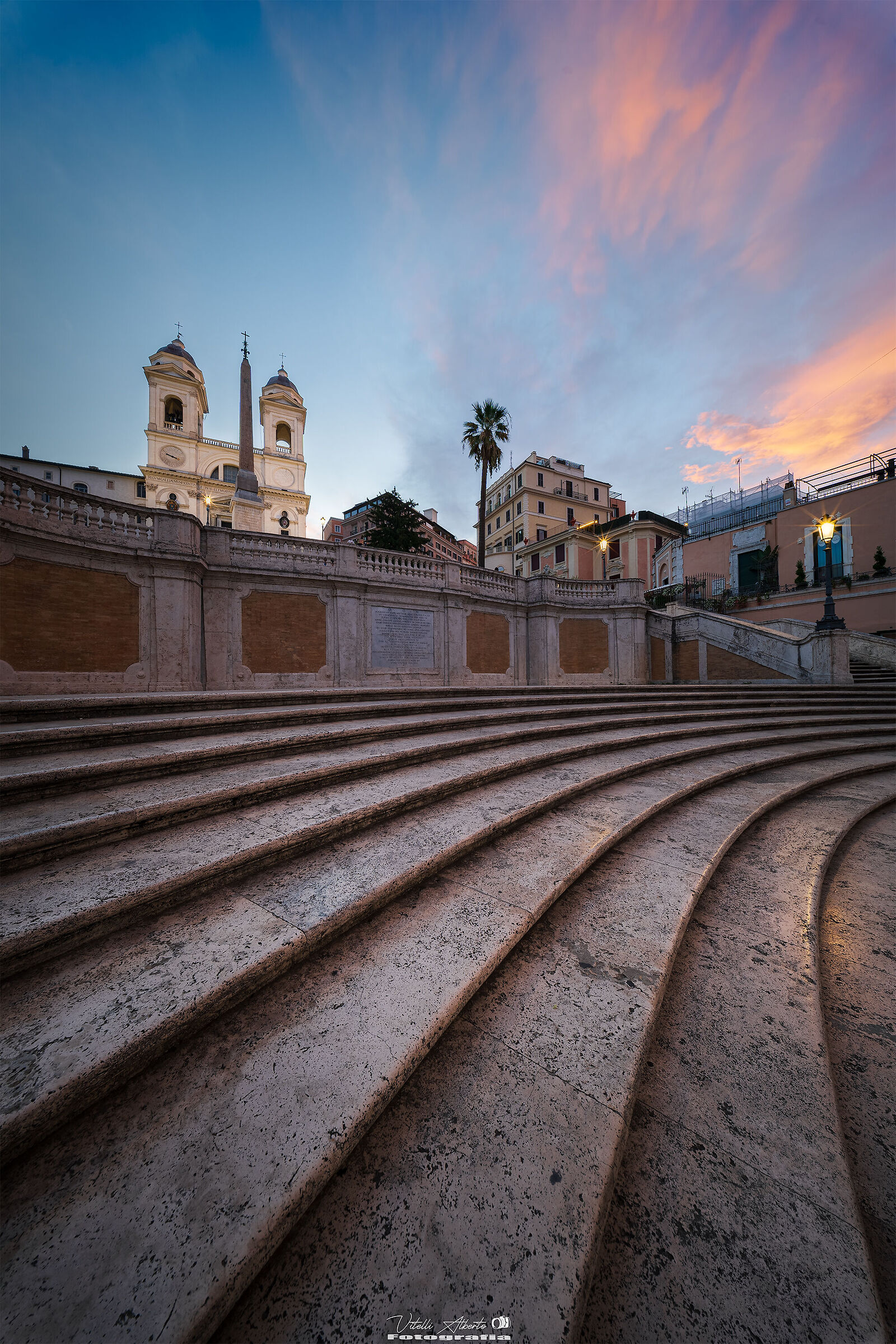 The warm colors of Sunday morning