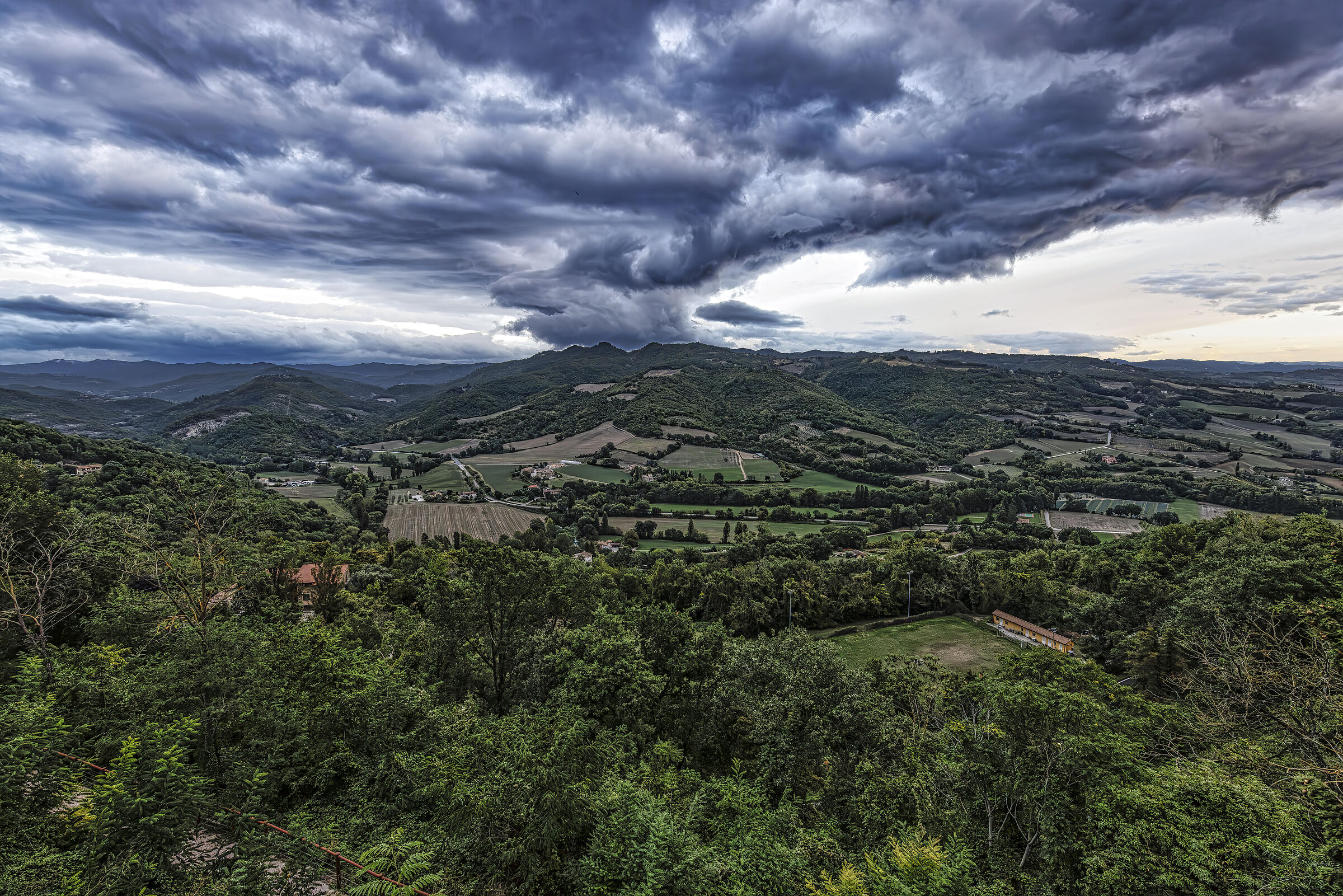 Umbrian countryside from Montone