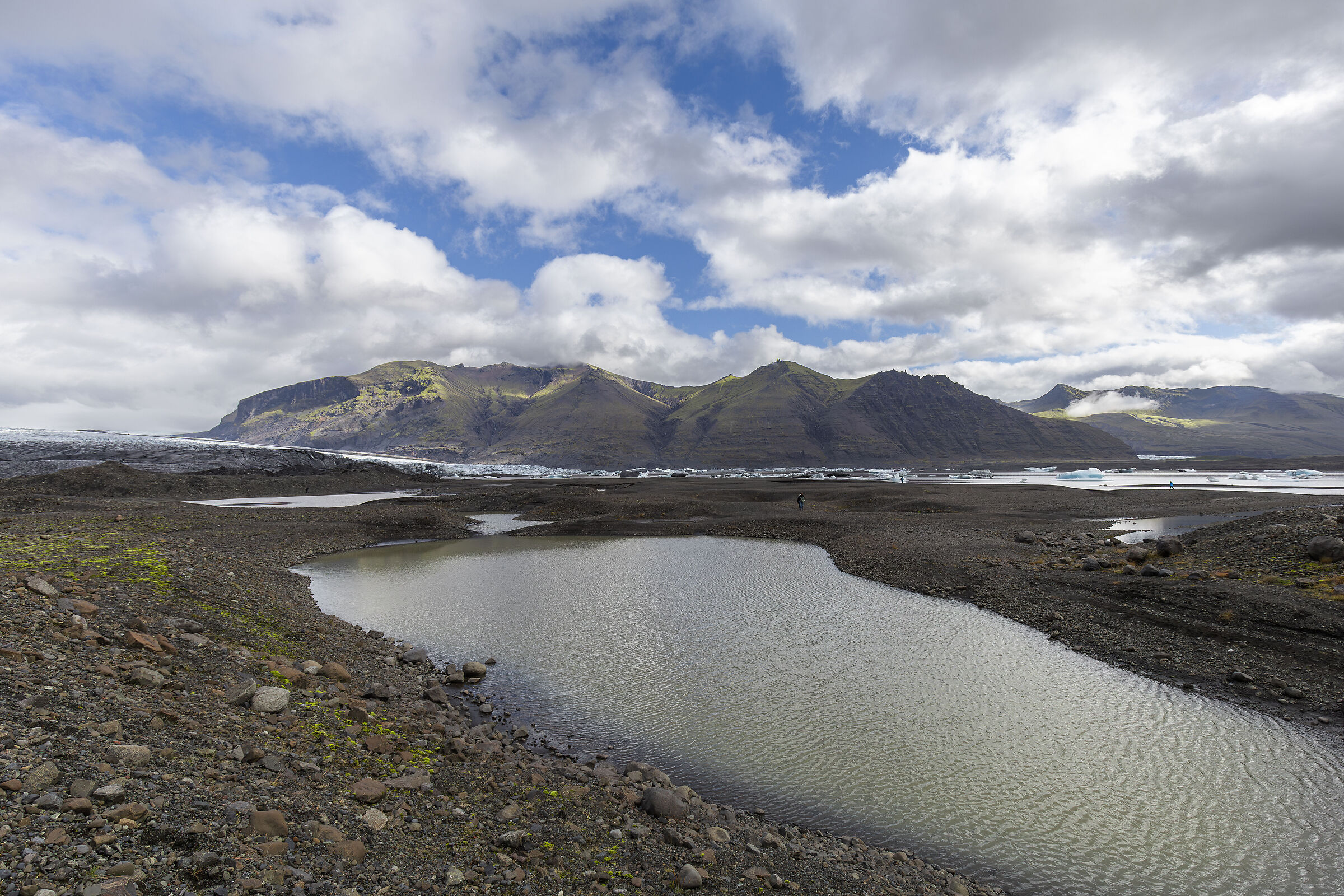 Vatnajökull Glacier and Glacial Lake