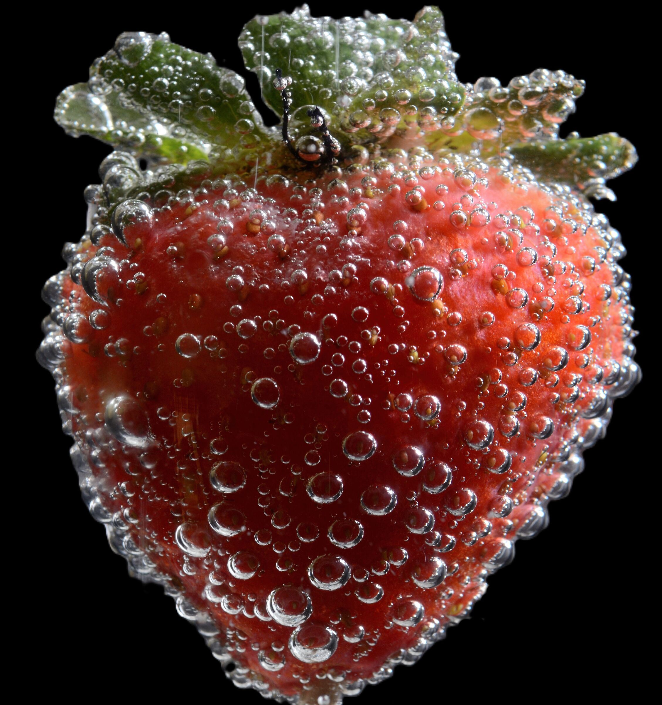 Strawberry bubbles