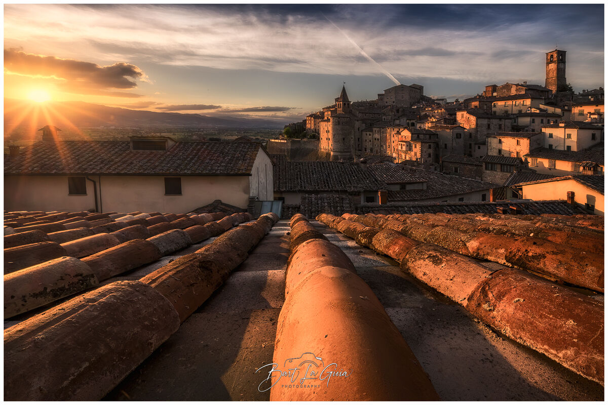 Sunrise in Anghiari