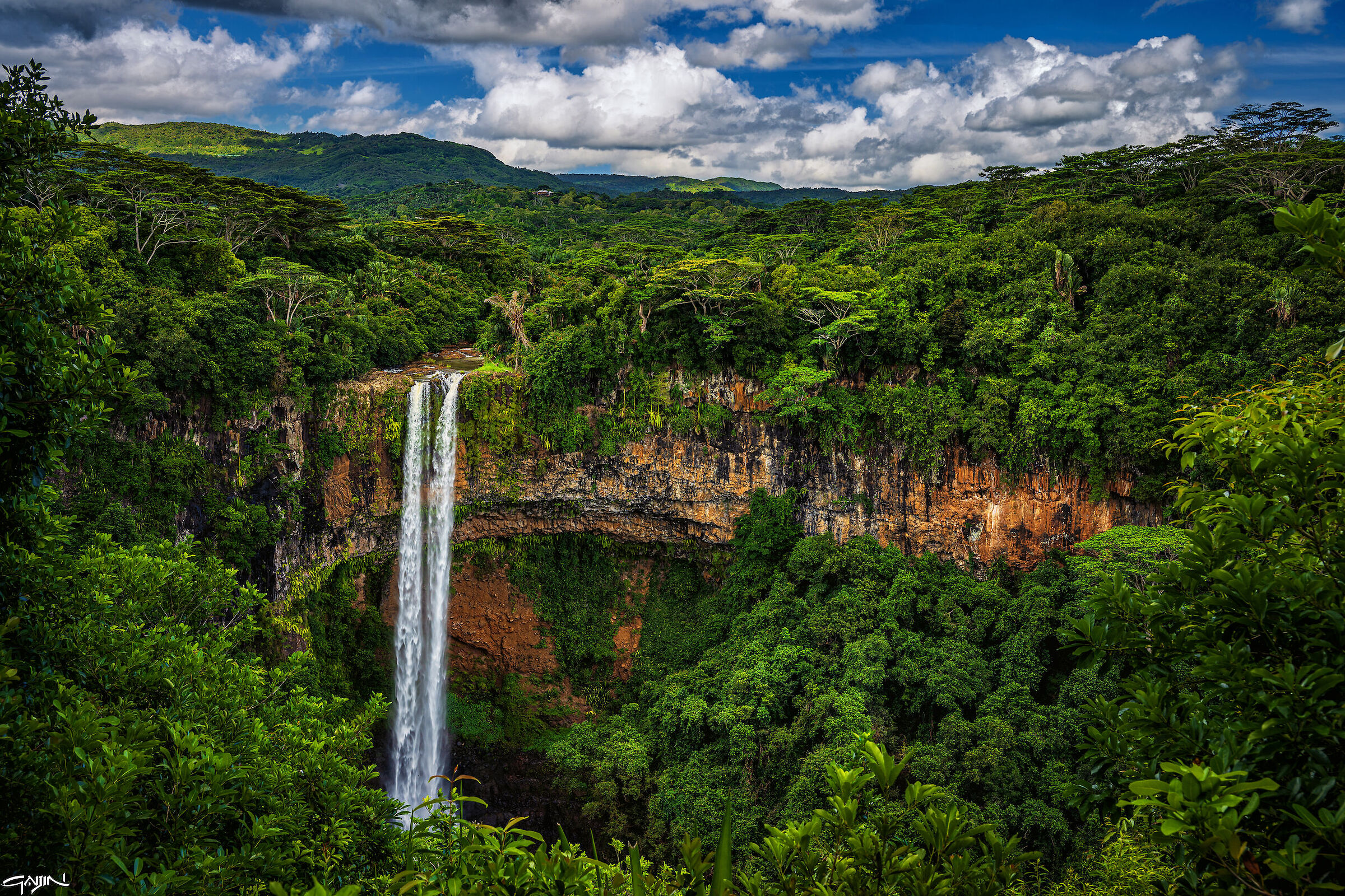 Chamarel waterfall