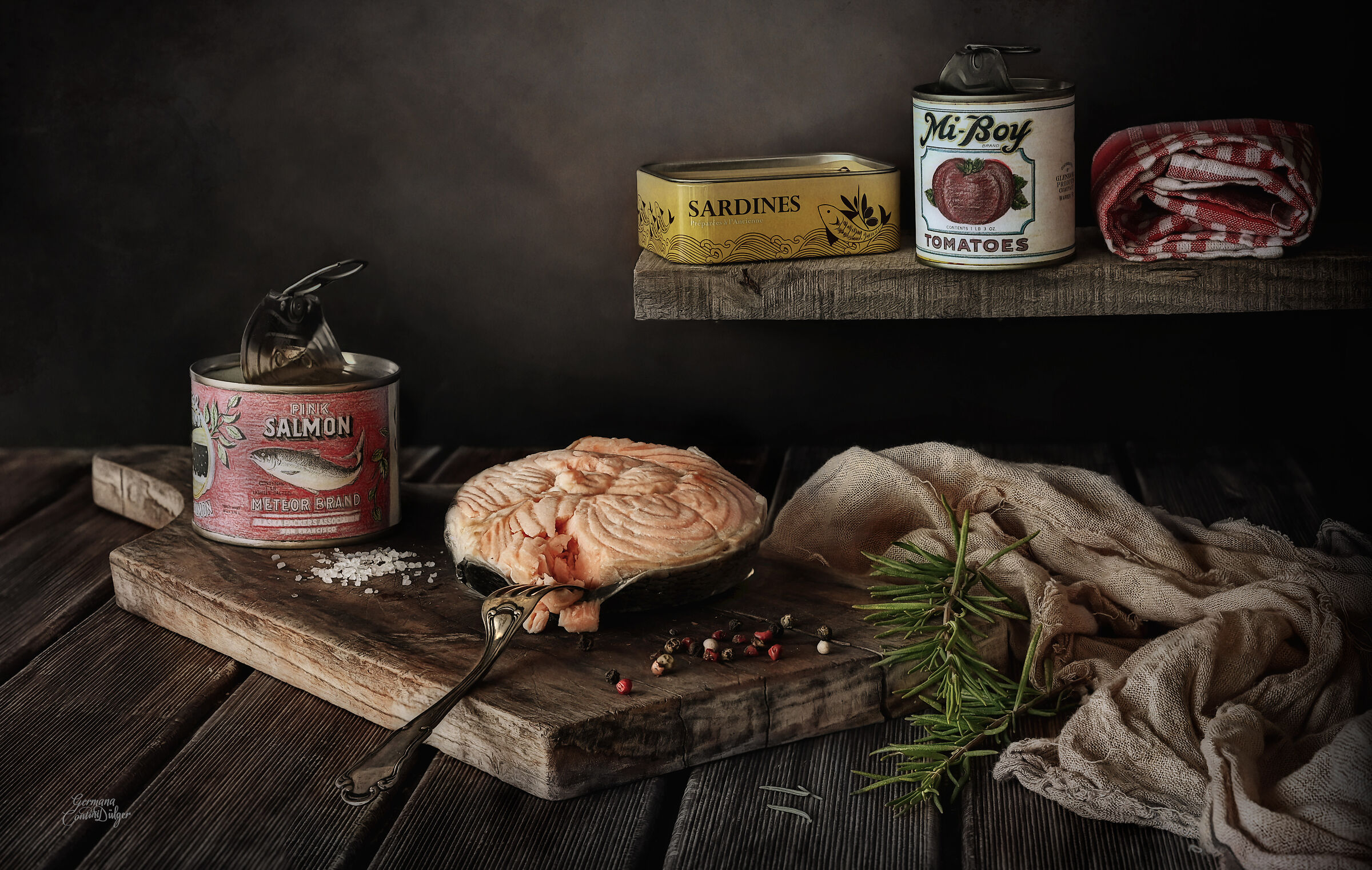 salmone in scatola