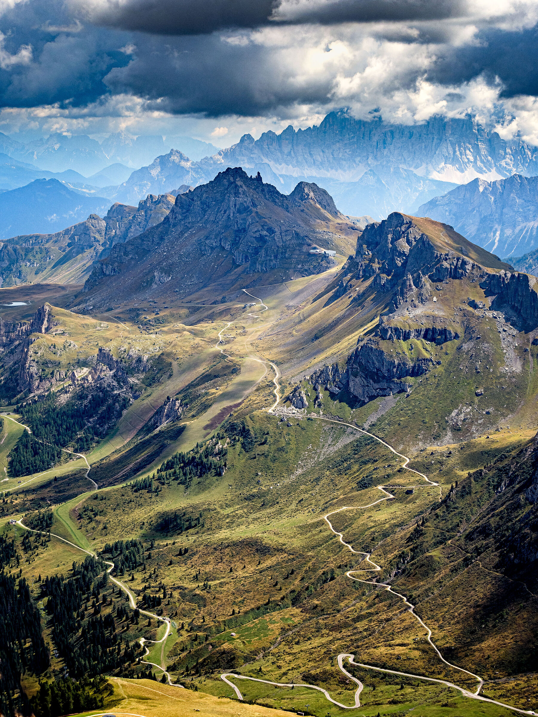 ... from Pordoi Pass