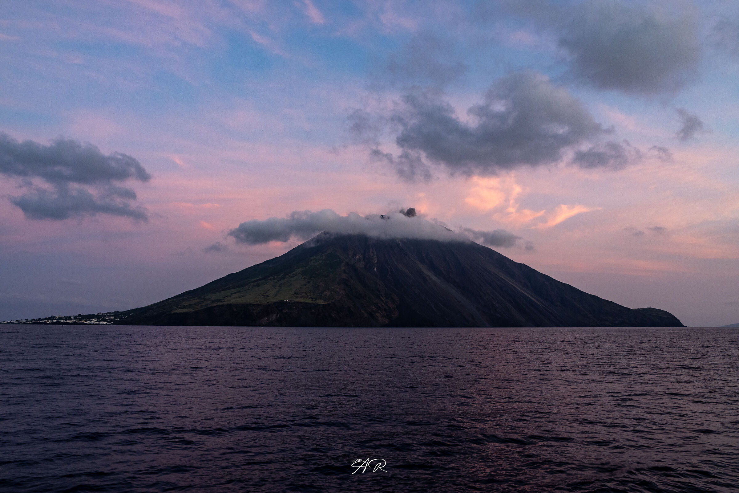 Stromboli by night