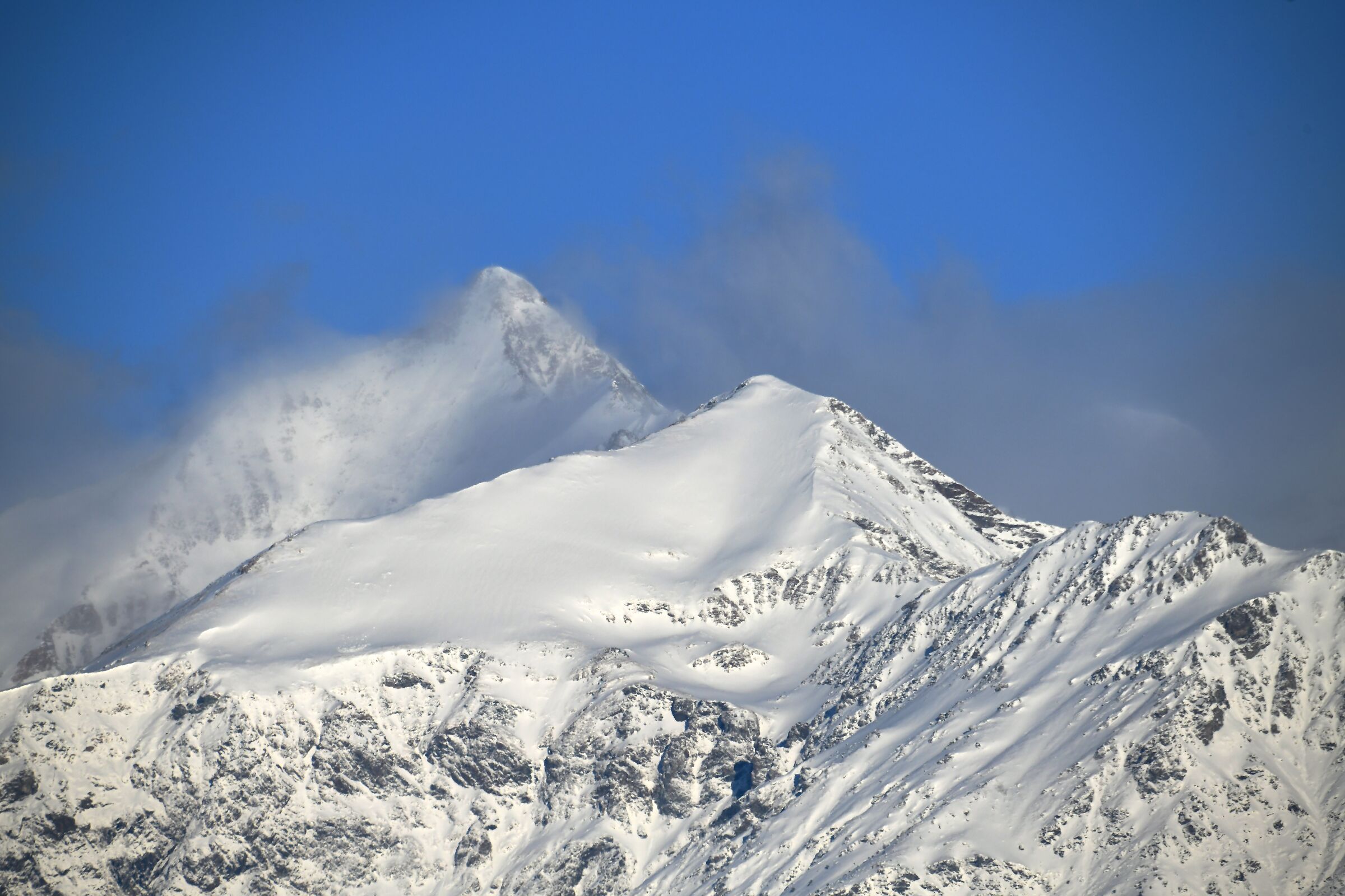 Il monte Rocciamelone in val di Susa prov. Torino