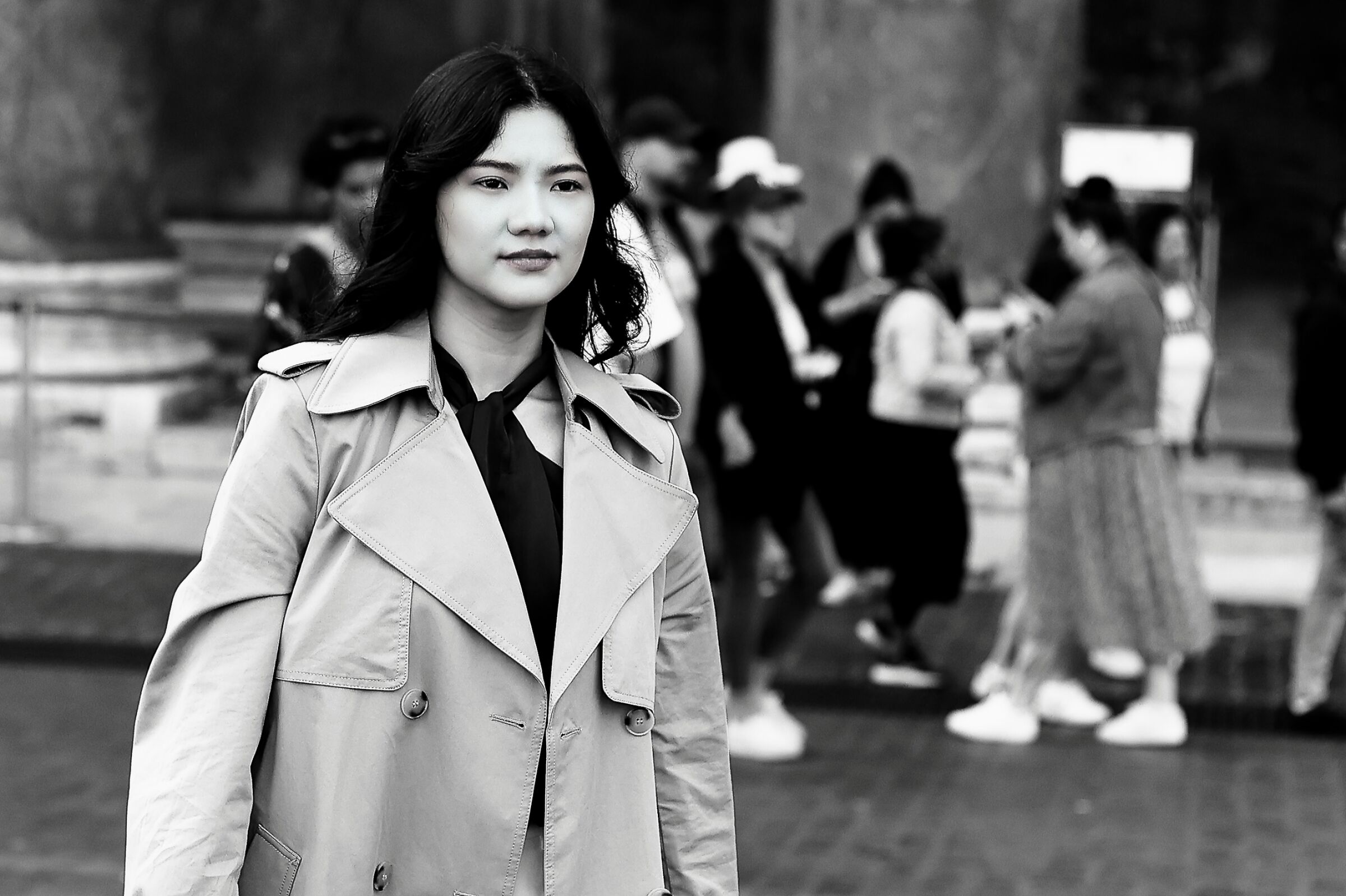 Autunno col trench