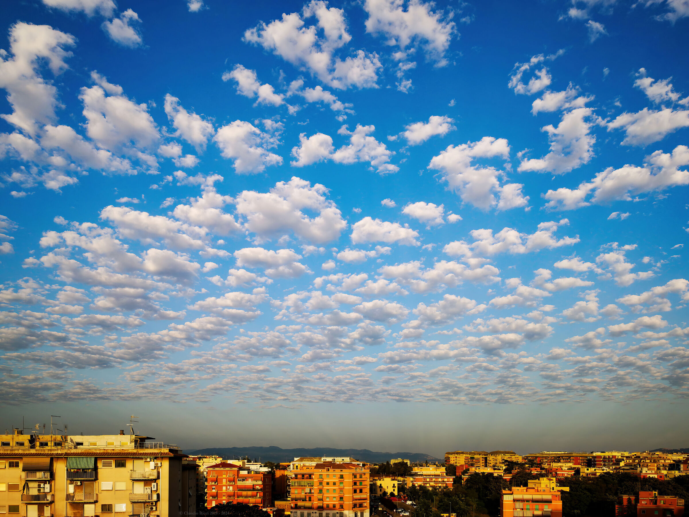 Sky to sheep, warm to small buckets