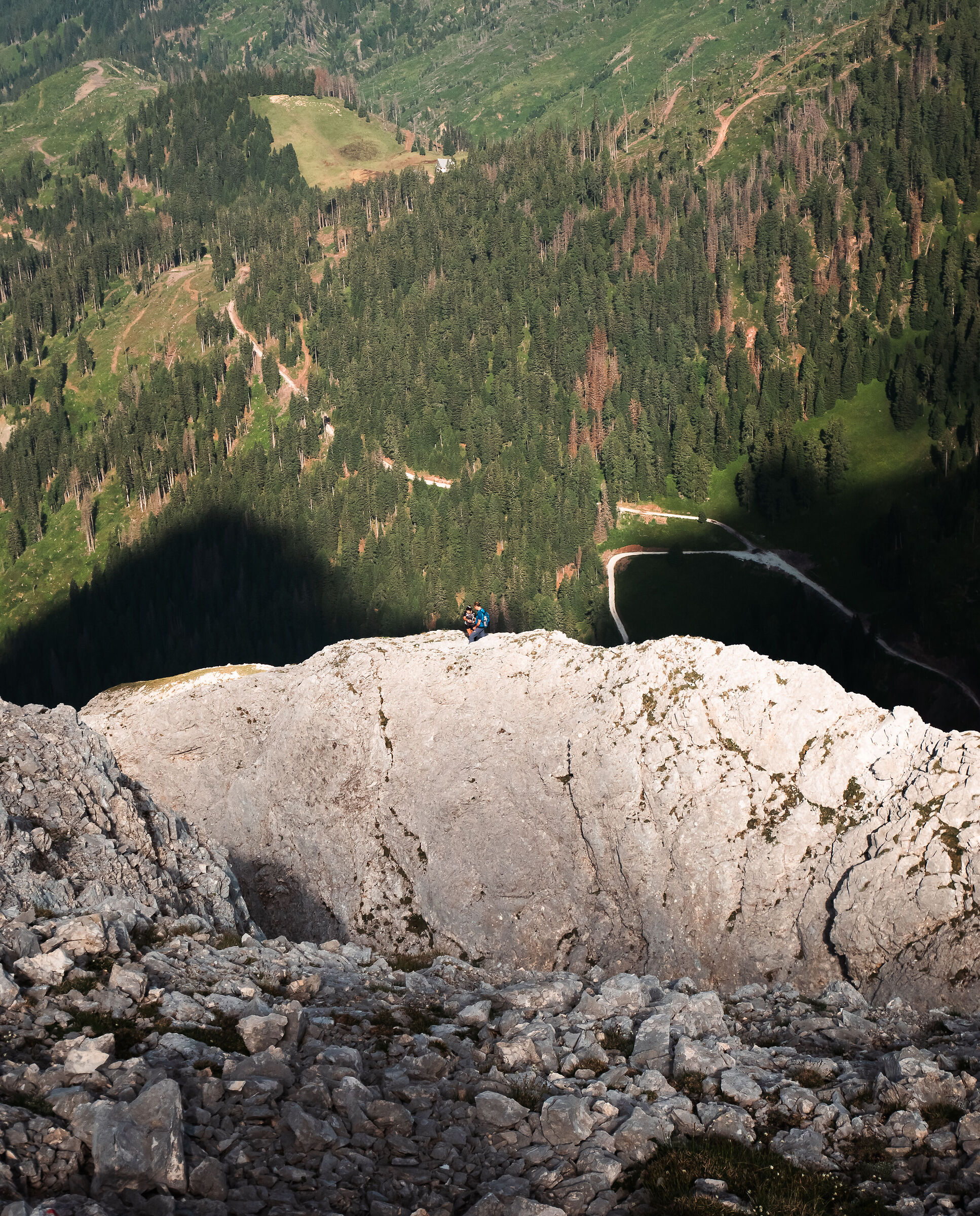 On the west ridge of Peralba