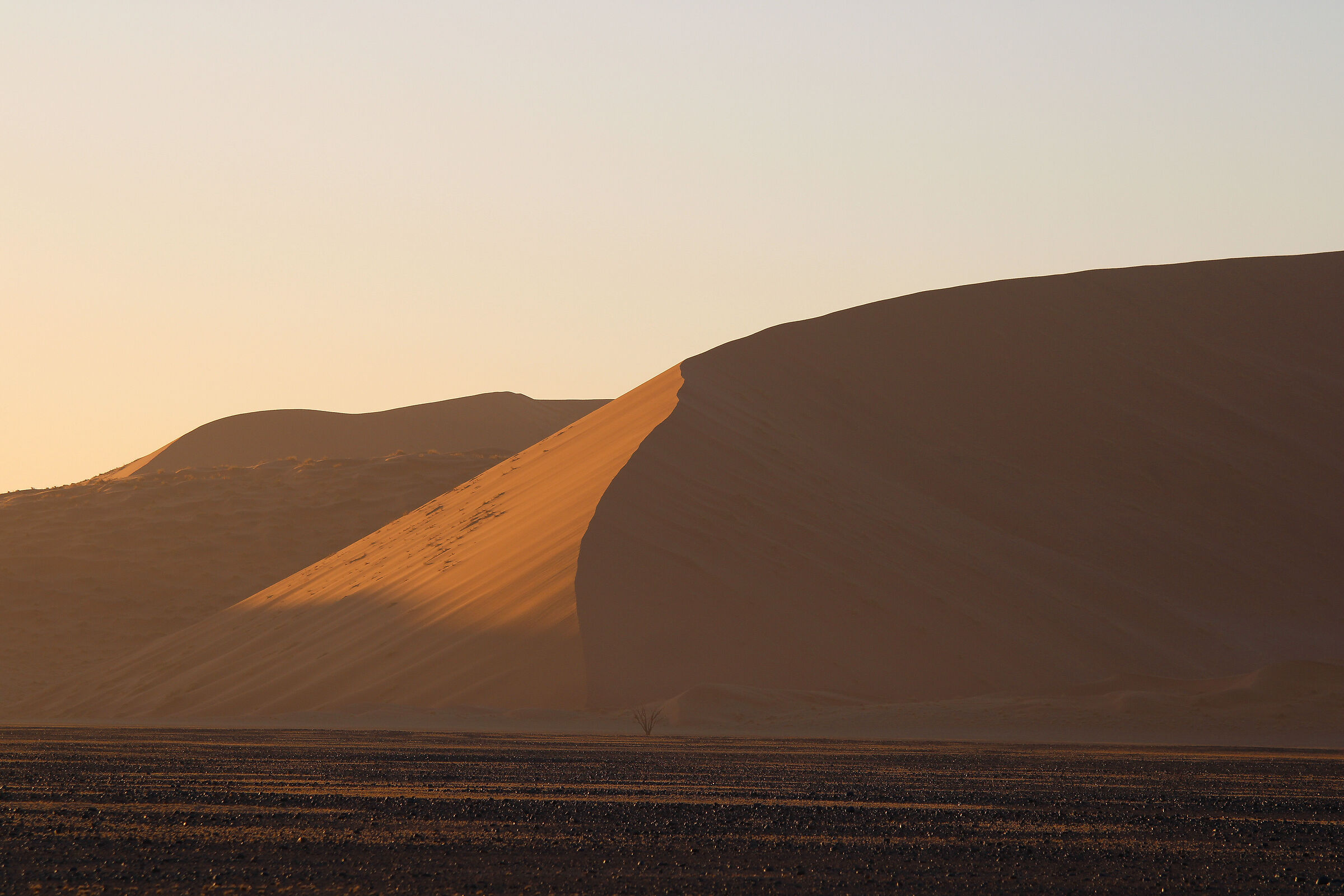 Le prime luci dell'alba