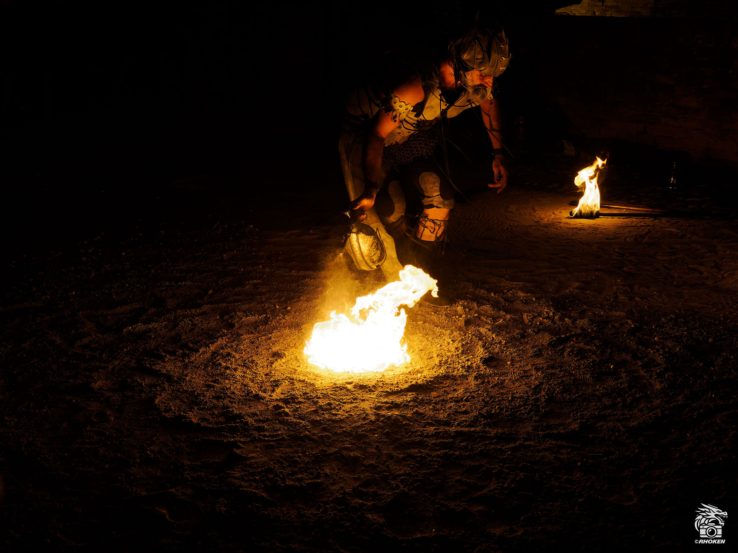 Literally "Throwing gasoline on the fire"