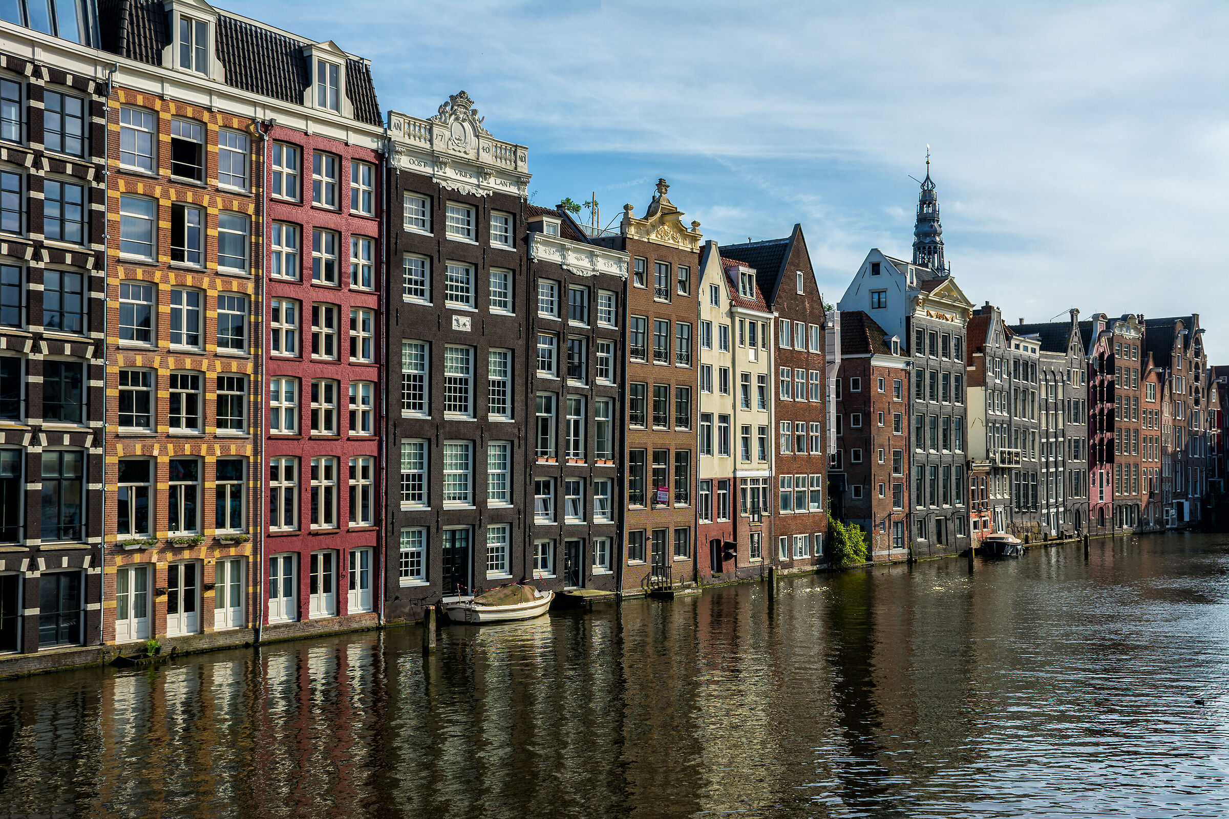 Le case colorate di Amsterdam