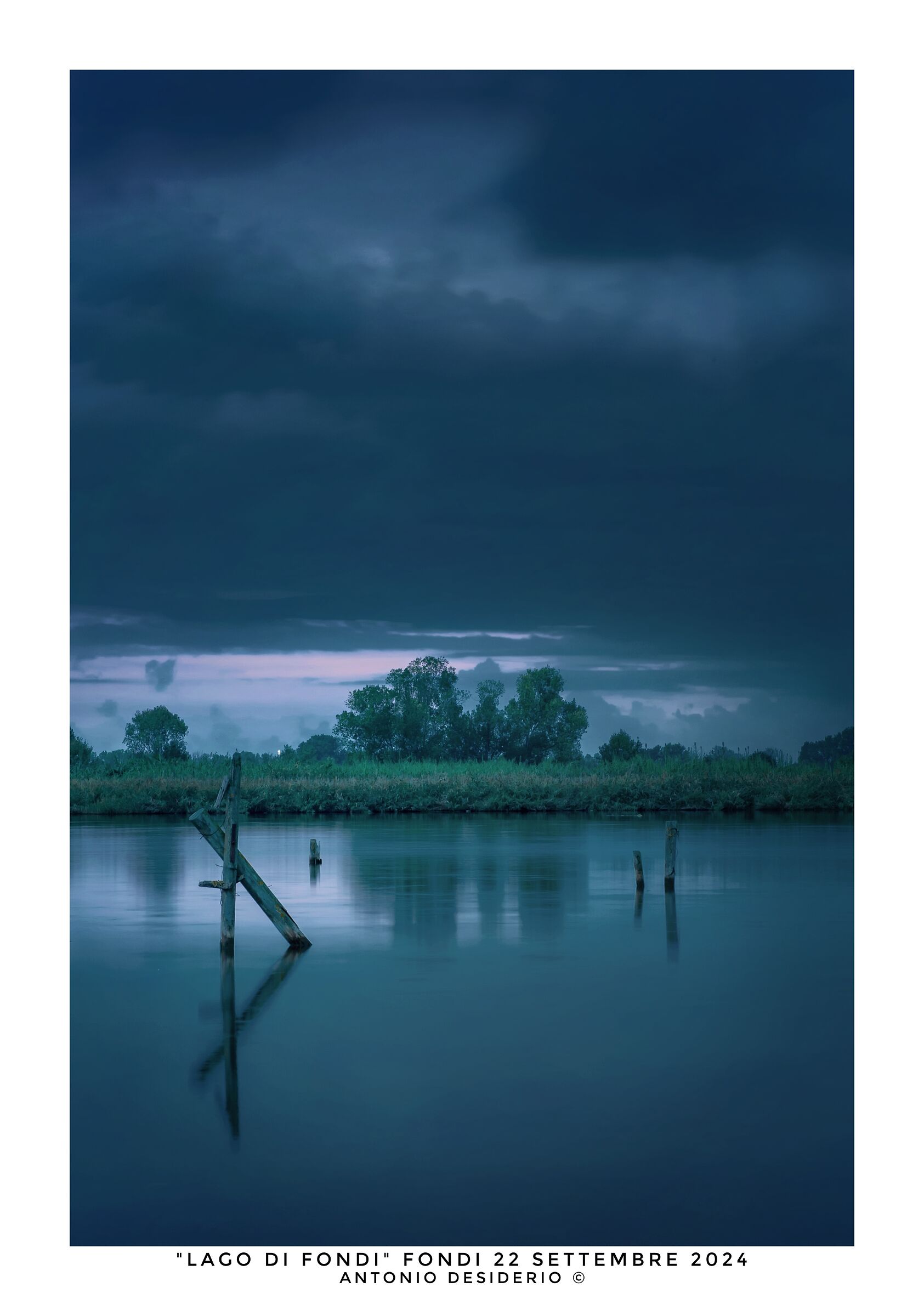 Last moments of light.