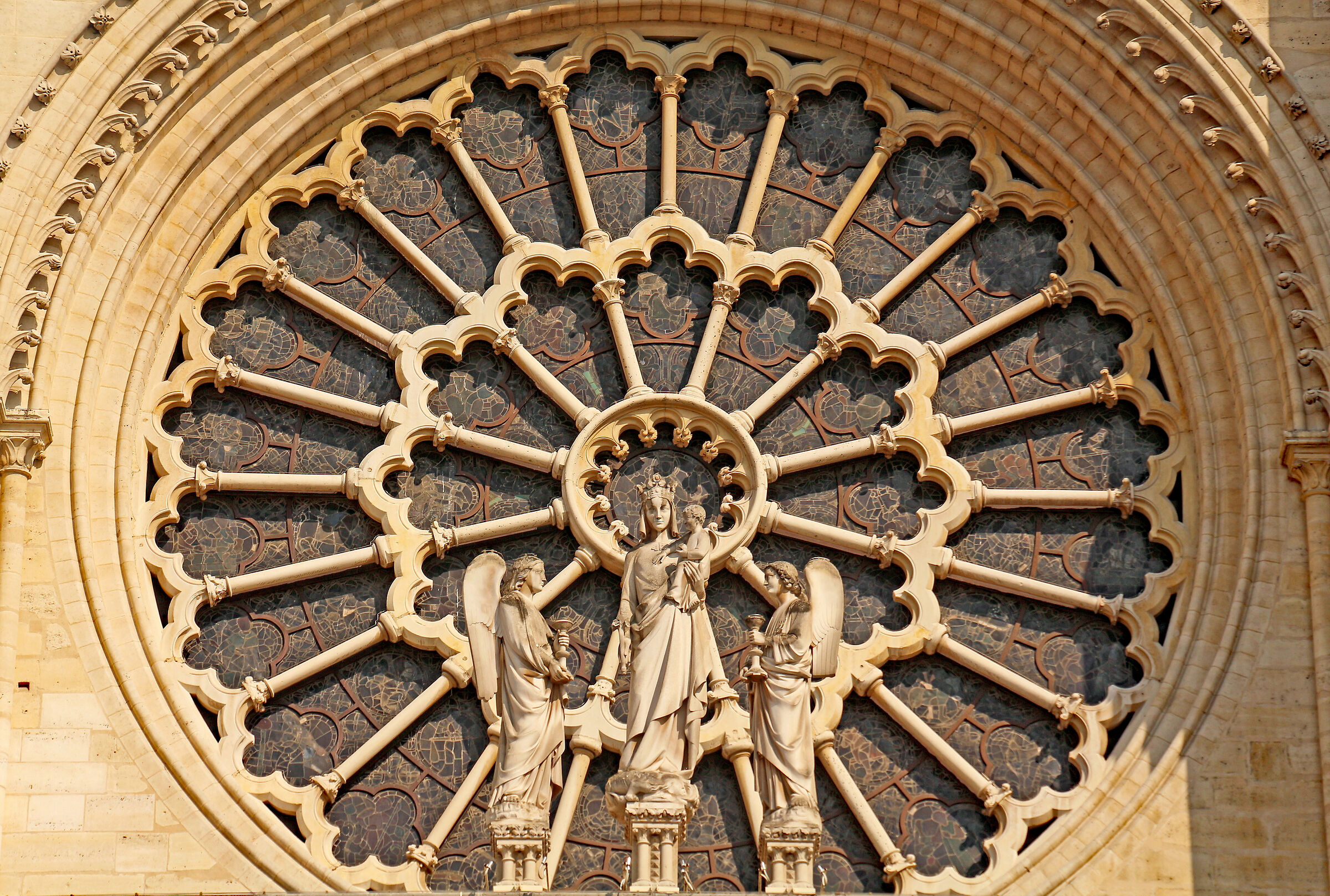 Parigi: Notre Dame (Rosone centrale)