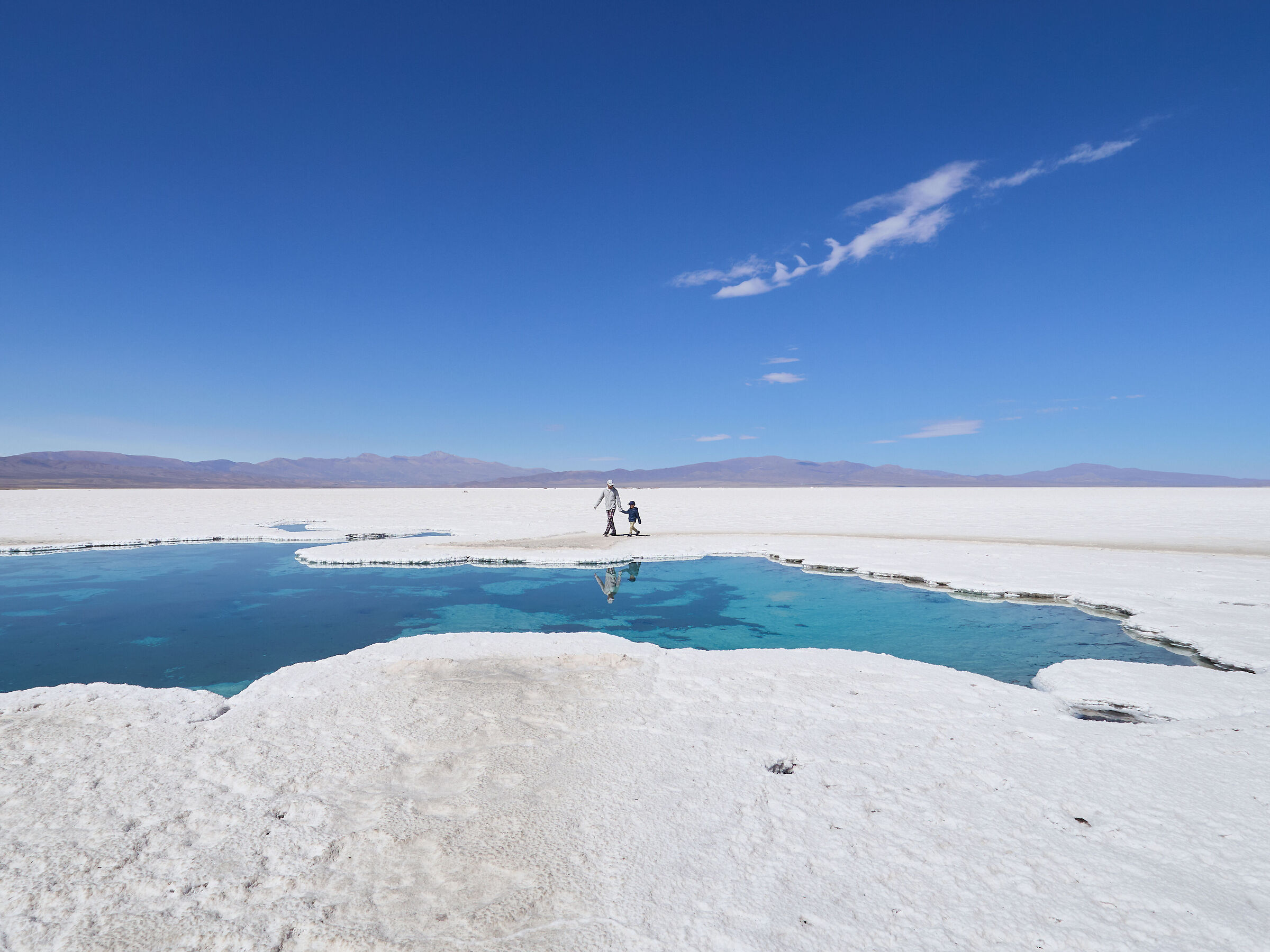 Walking in Salinas Grandes
