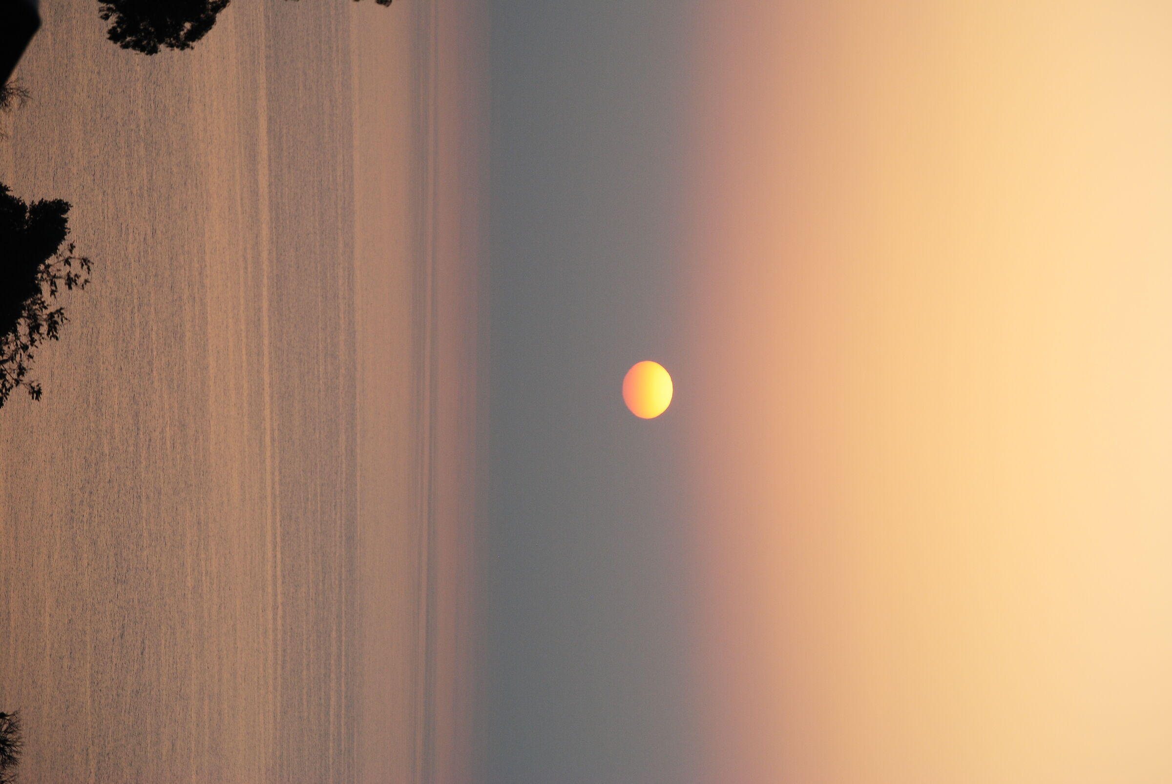 Sunrise over the sea