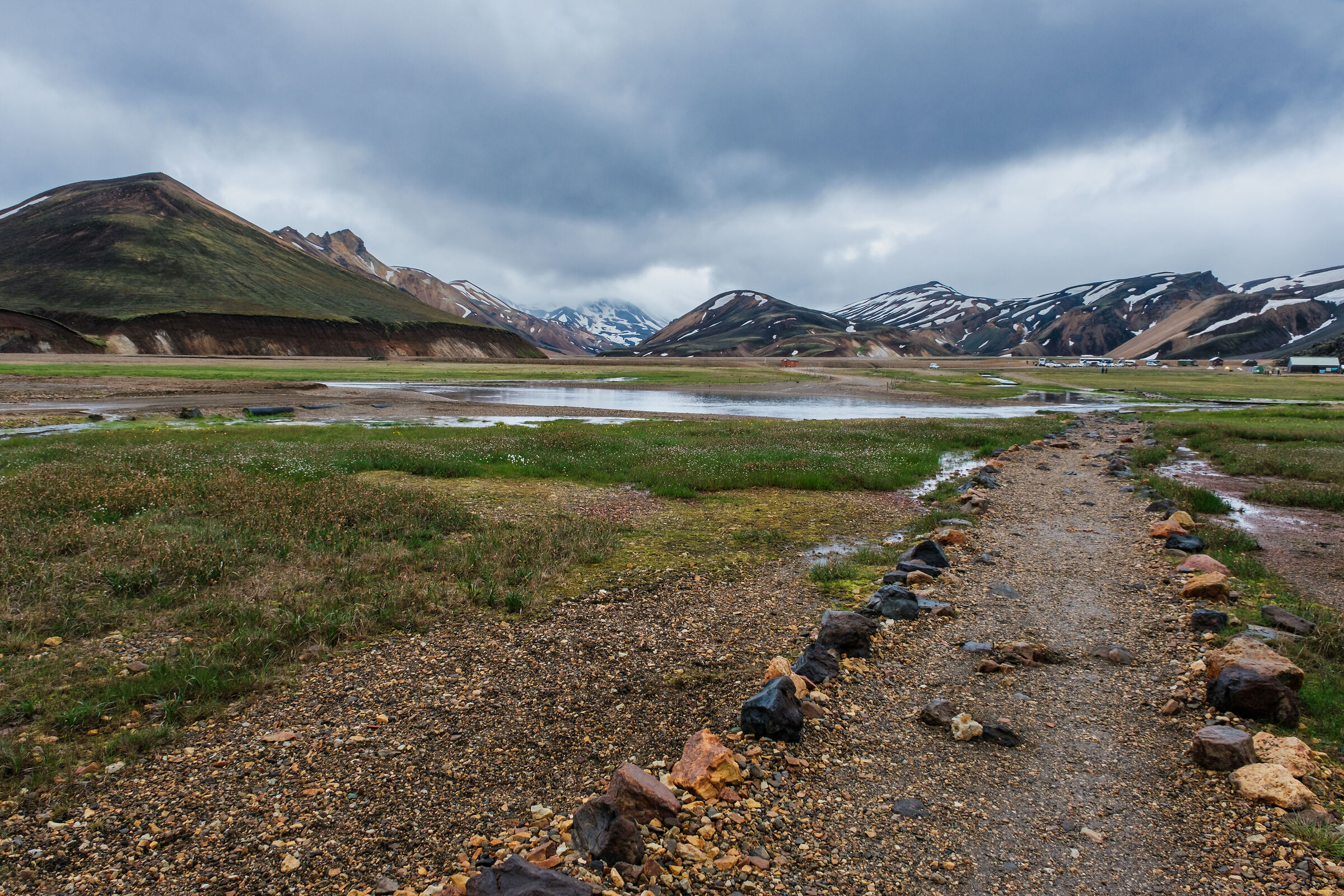 Arrival in Landmannalaugar