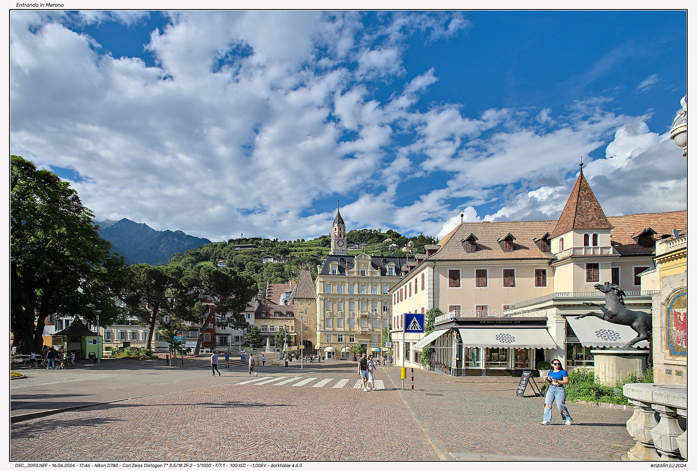 Entering Merano