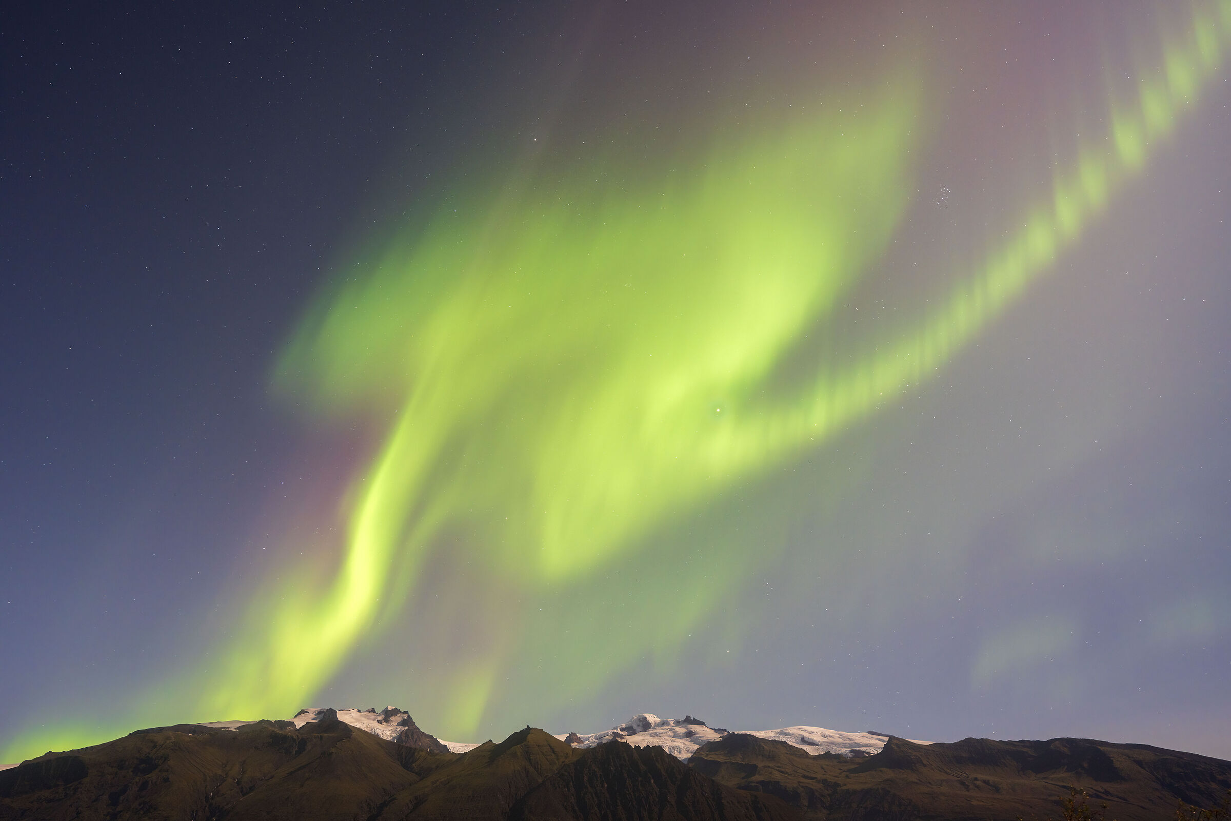 Northern Lights from Skaftafell