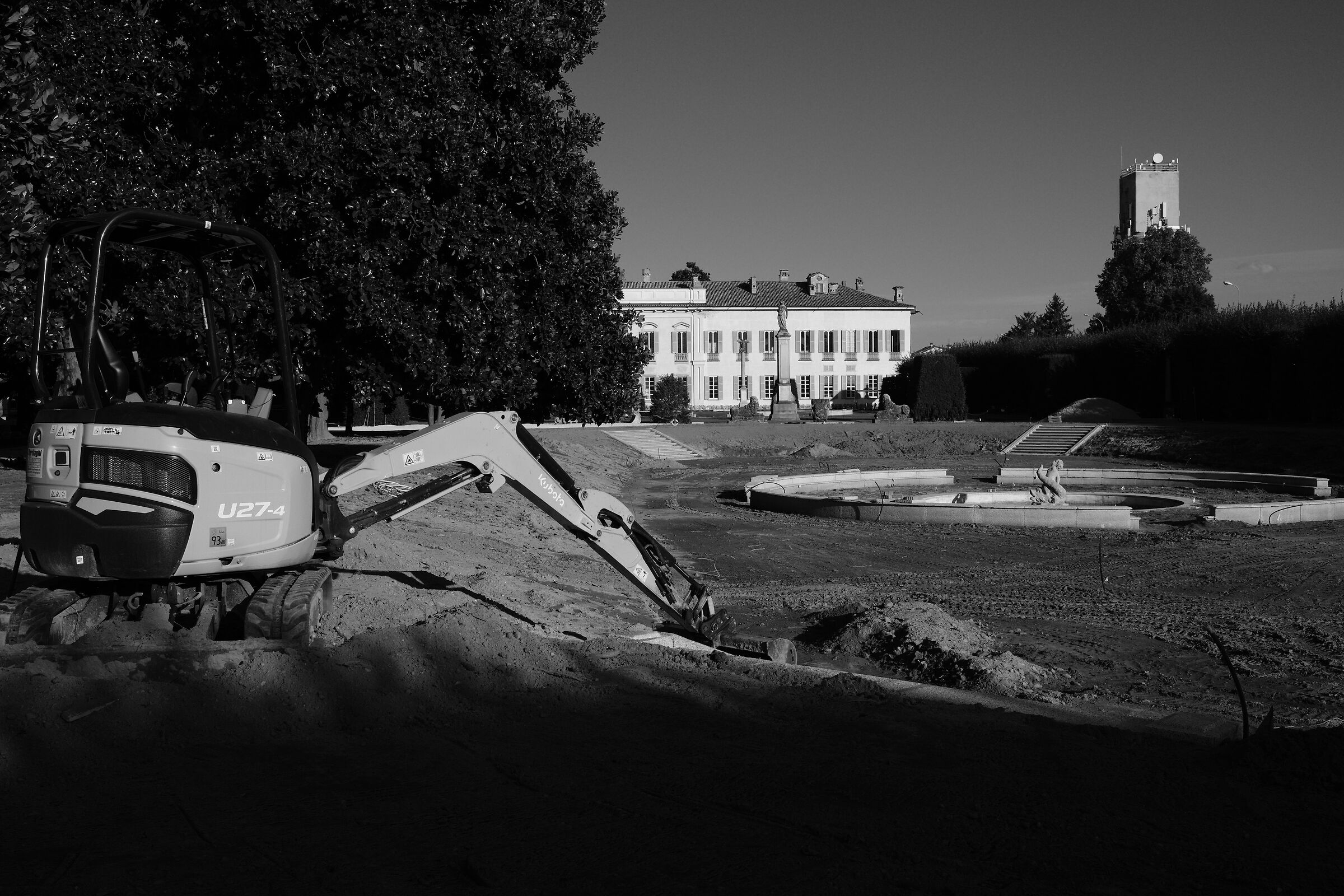 Cantiere del Giardino storico Castello di Belgioioso