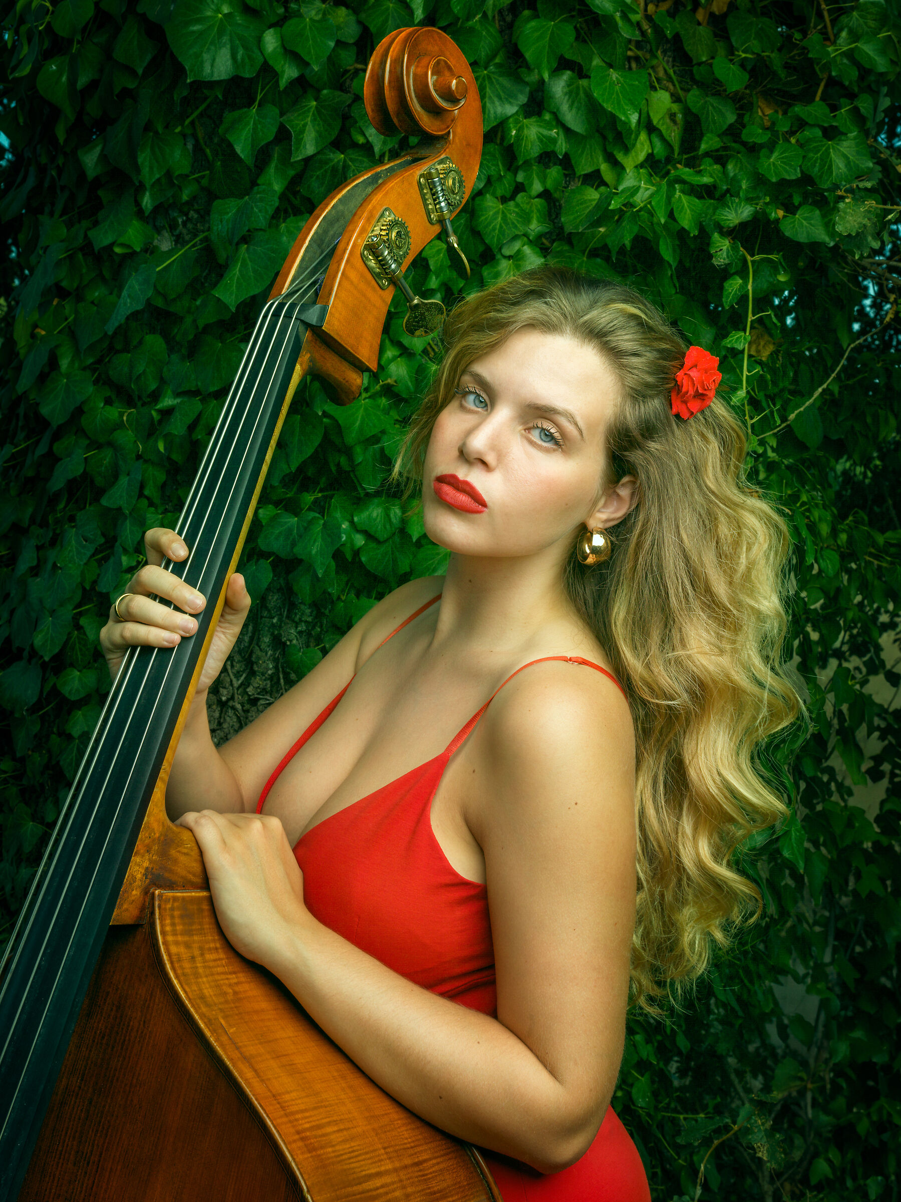 Ritratto di bassista