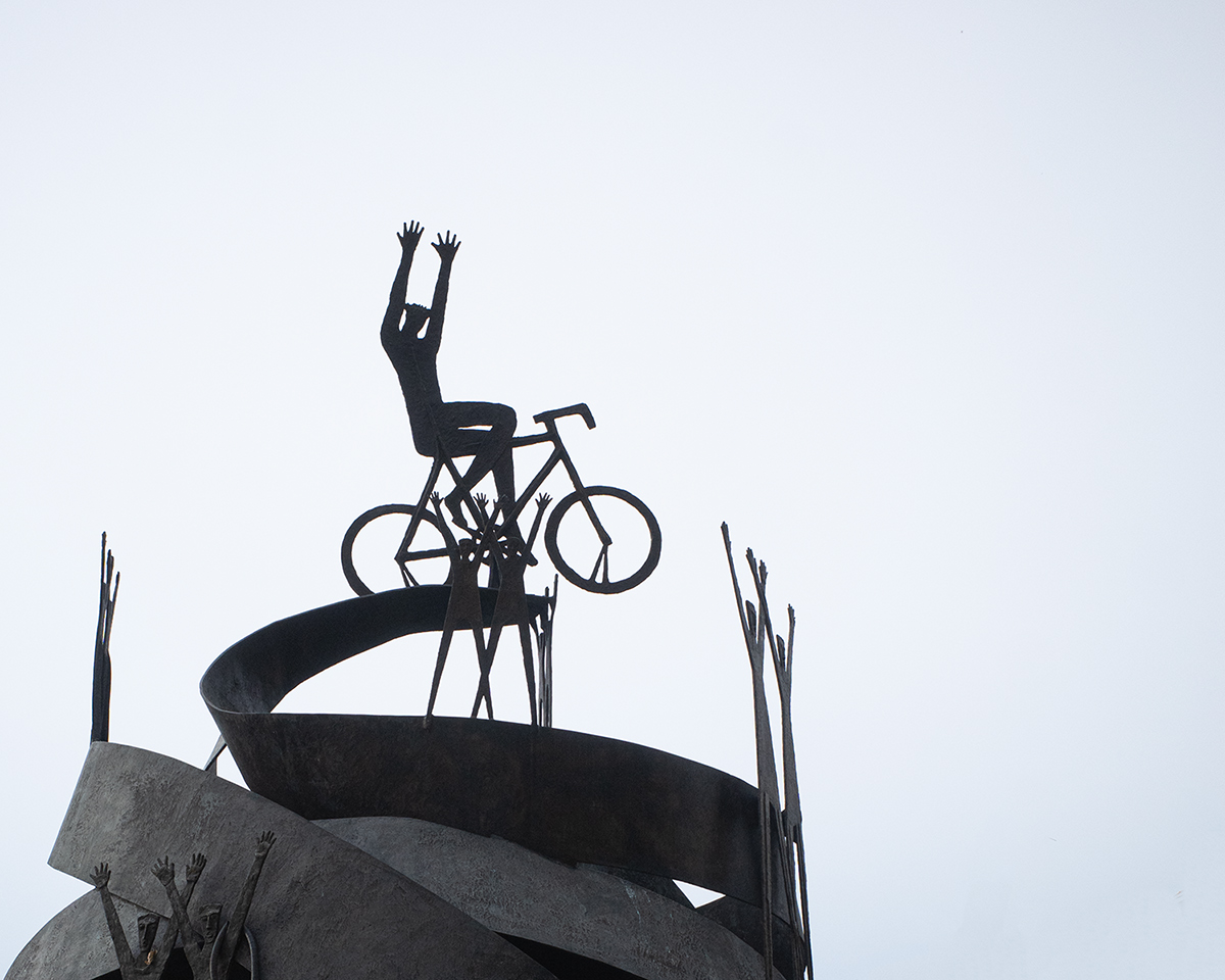 Monument to Fausto Coppi. Turin.