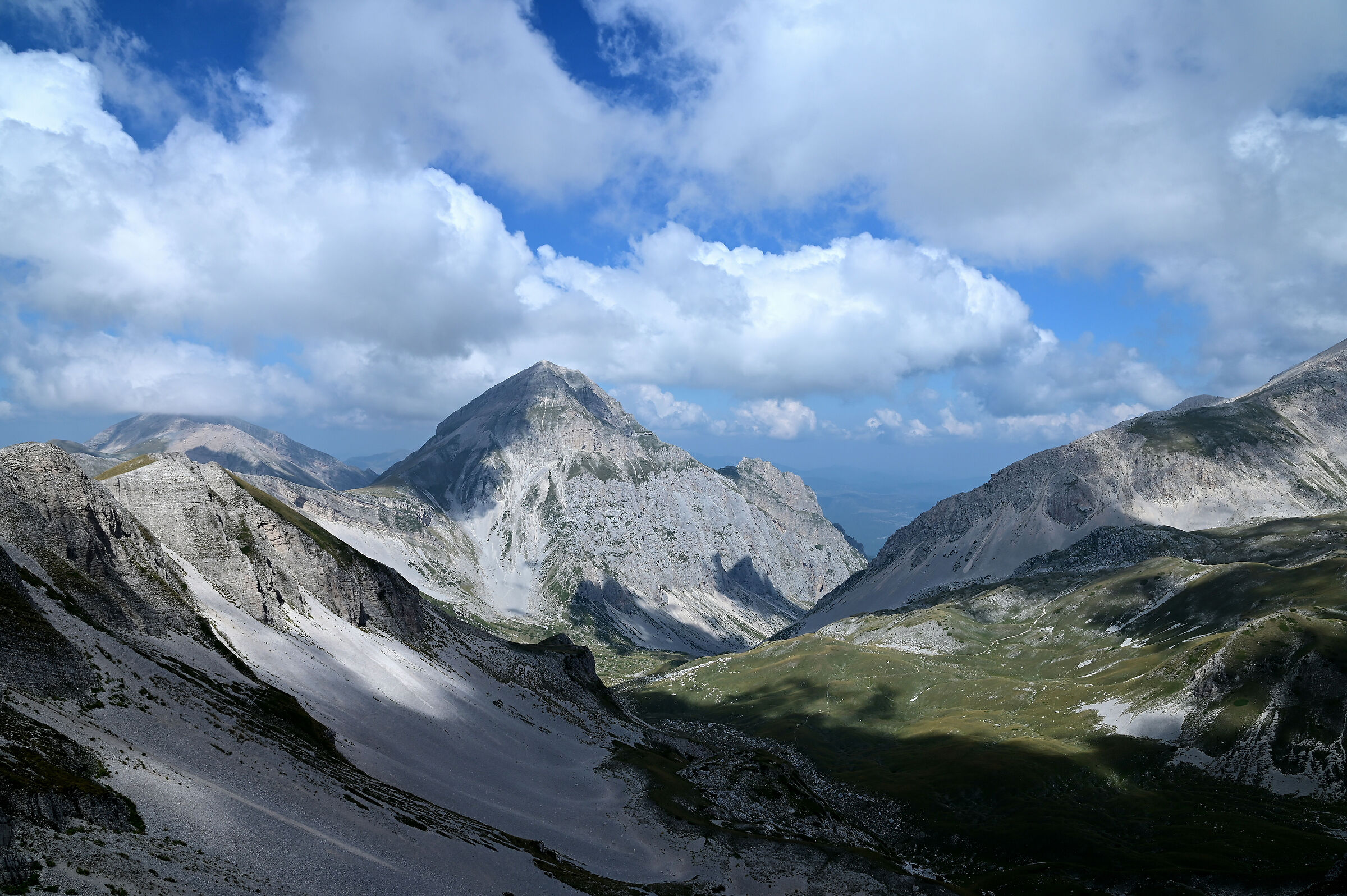The Corno Piccolo seen from the Duca Degli Abruzzi refuge