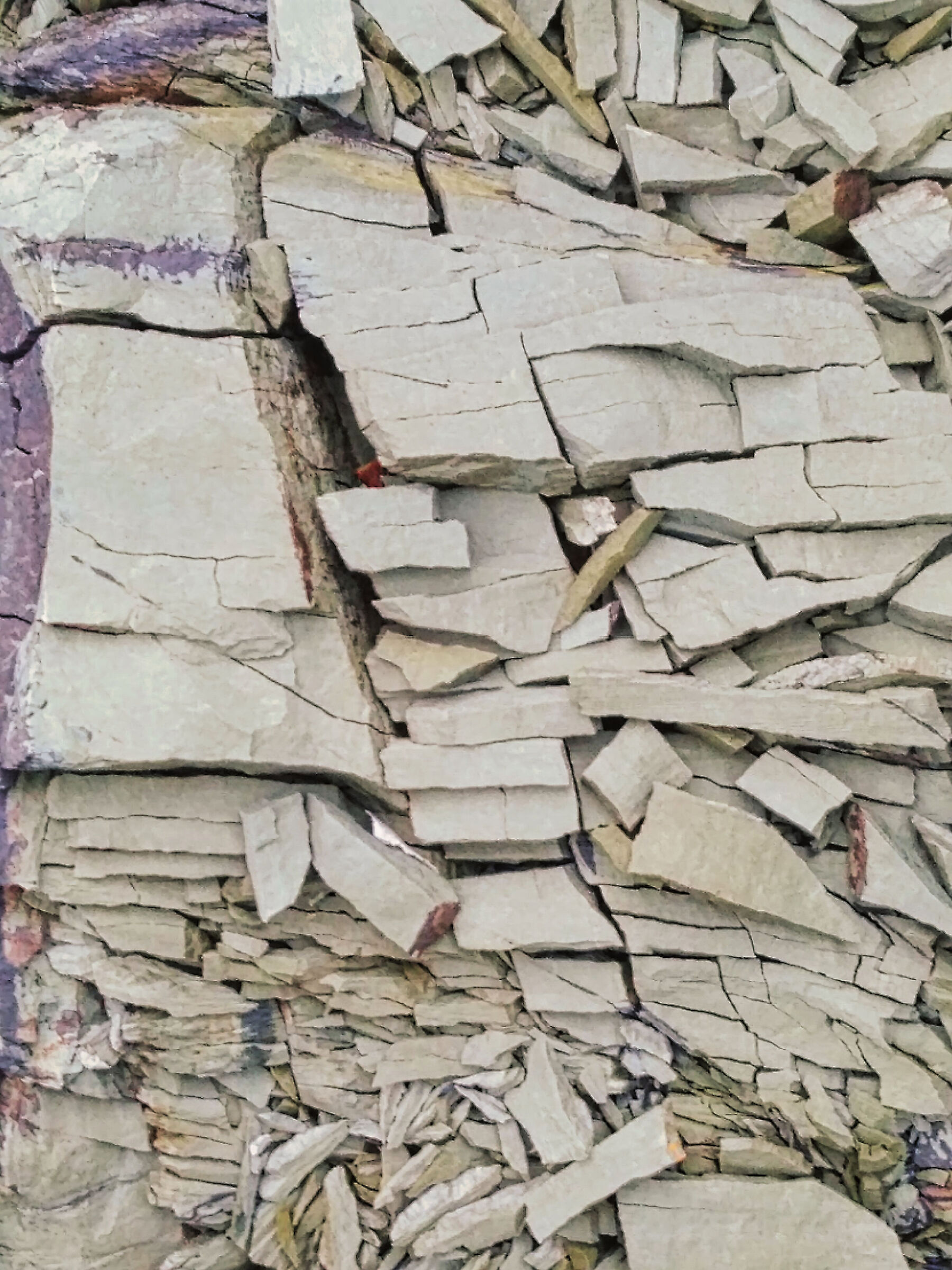 The decomposition of the stone