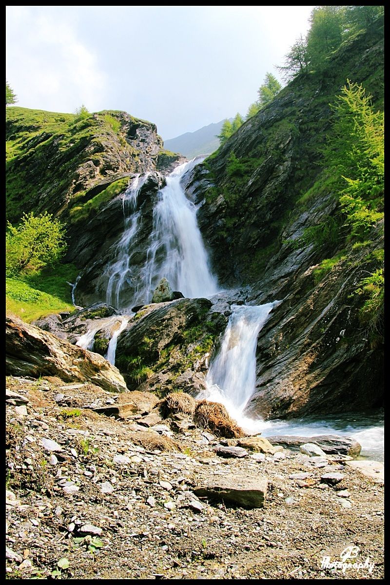 Cascata alpe Crosenna valle Pellice