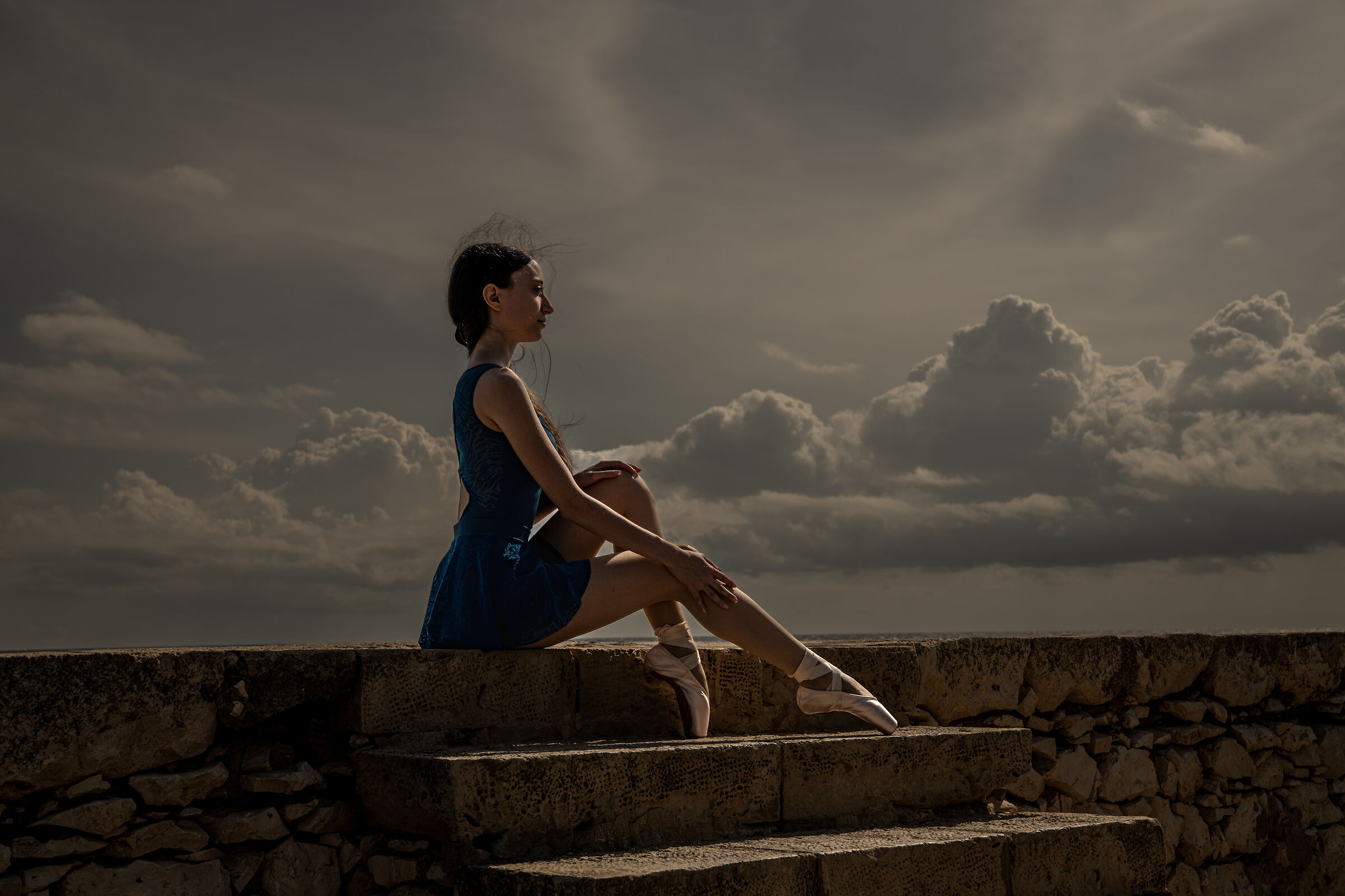 Dancer at the sea