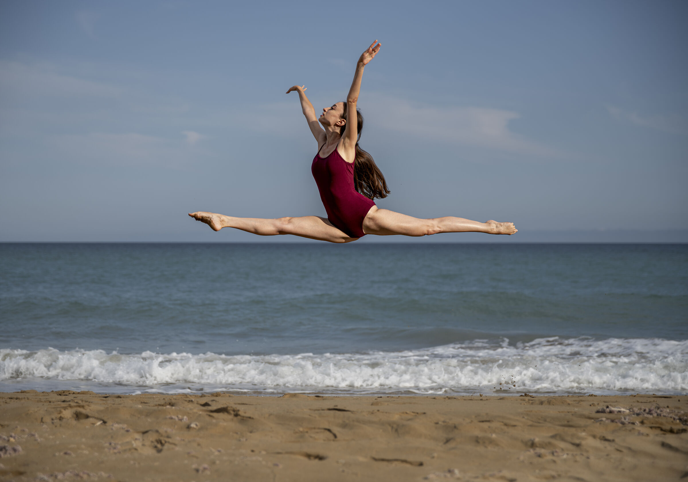 Dancer at the sea