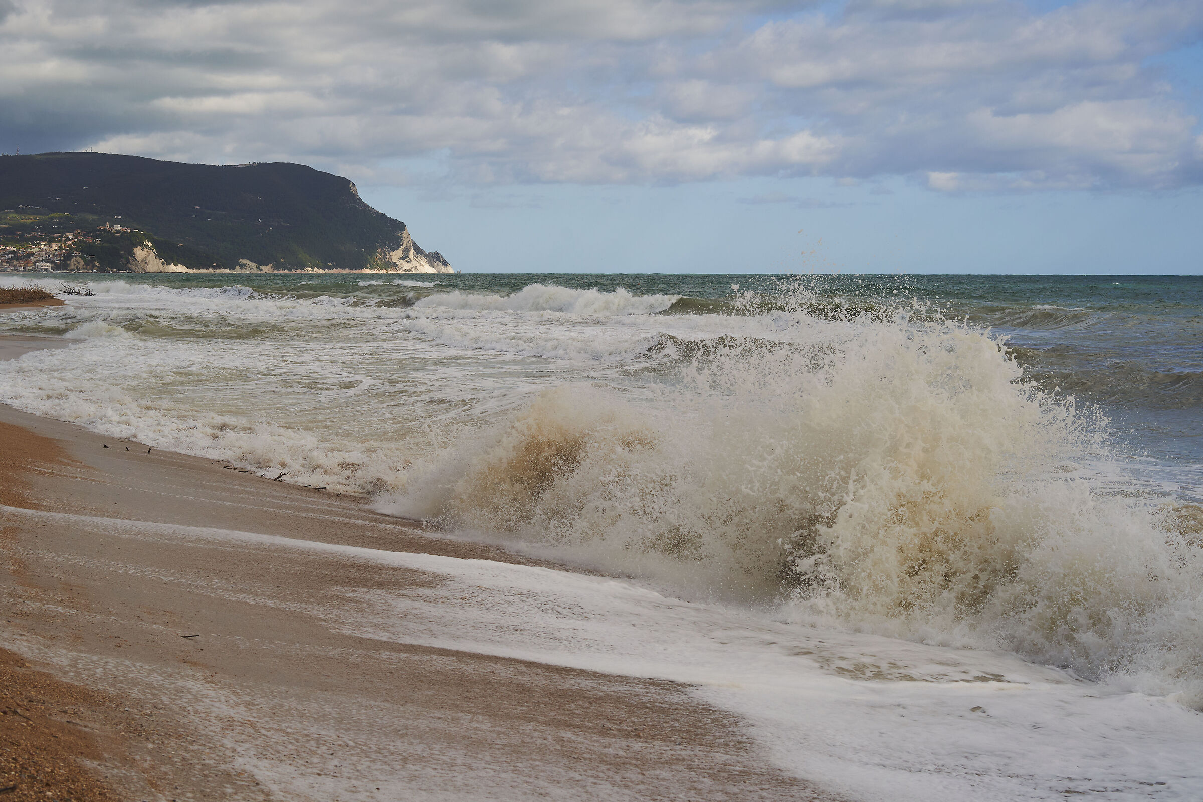 Riviera del Conero "rough sea"