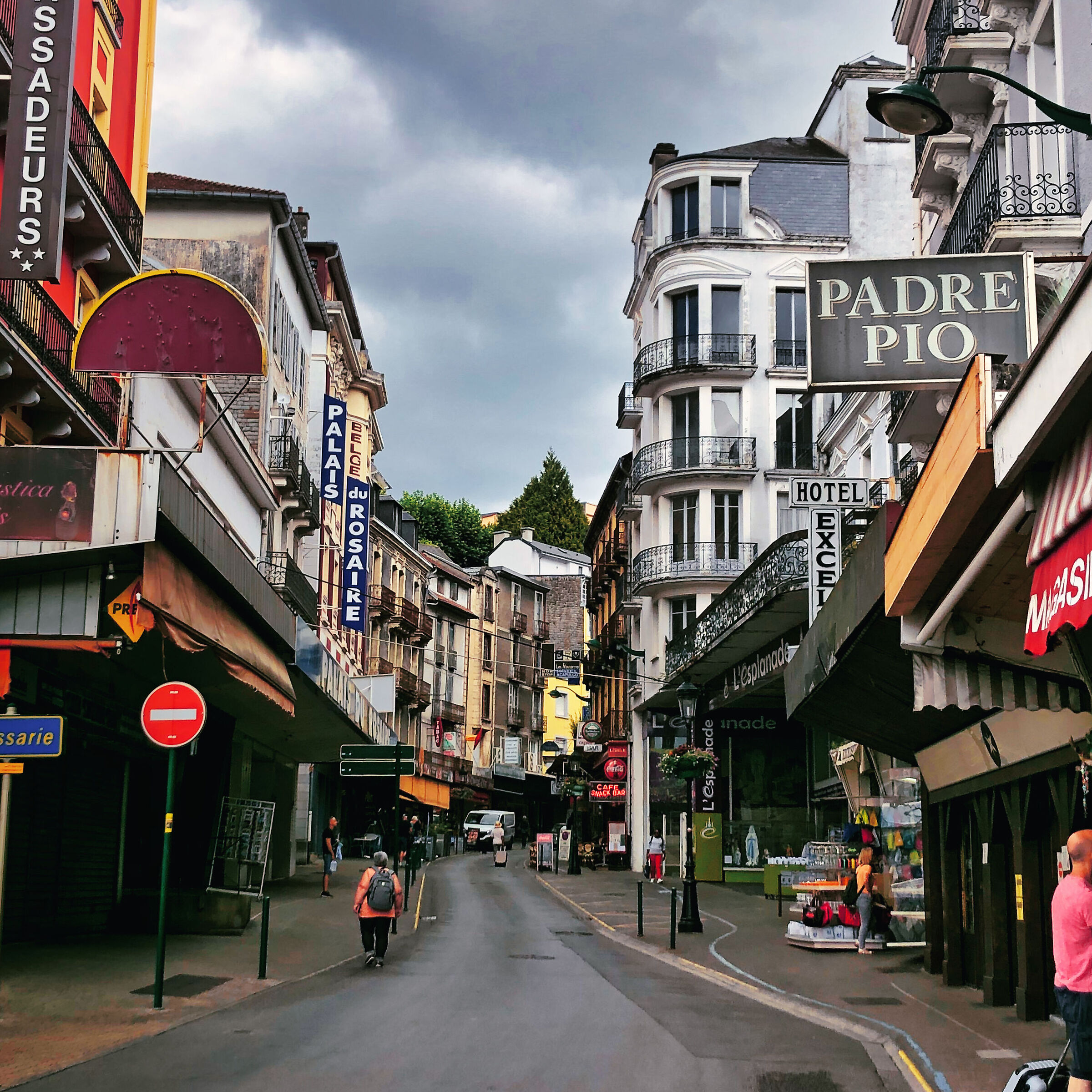 Streets of Lourdes in the 70s?