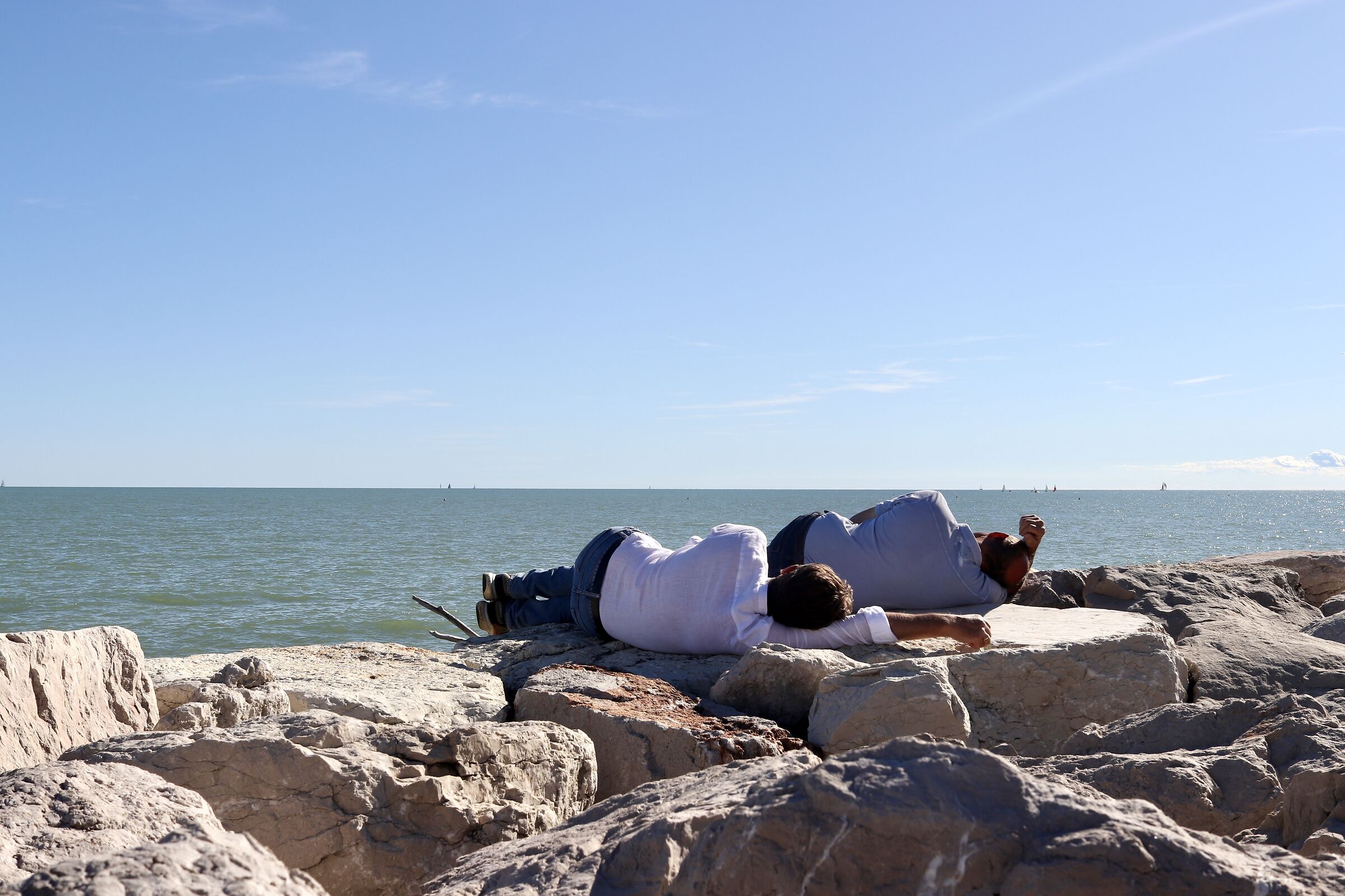 Caorle, il sonno dei giusti...